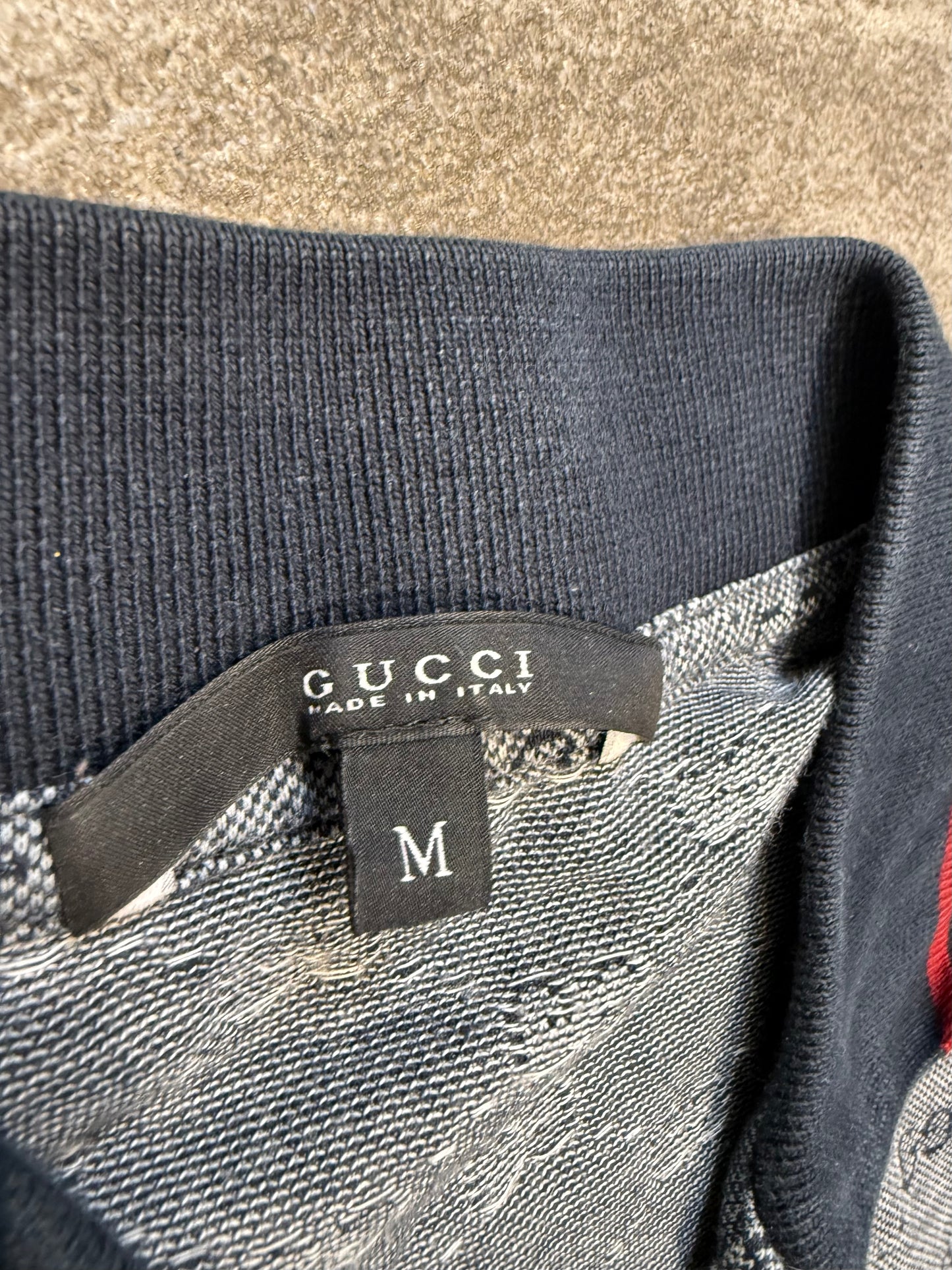 000’s Gucci Monogram Polo (M)