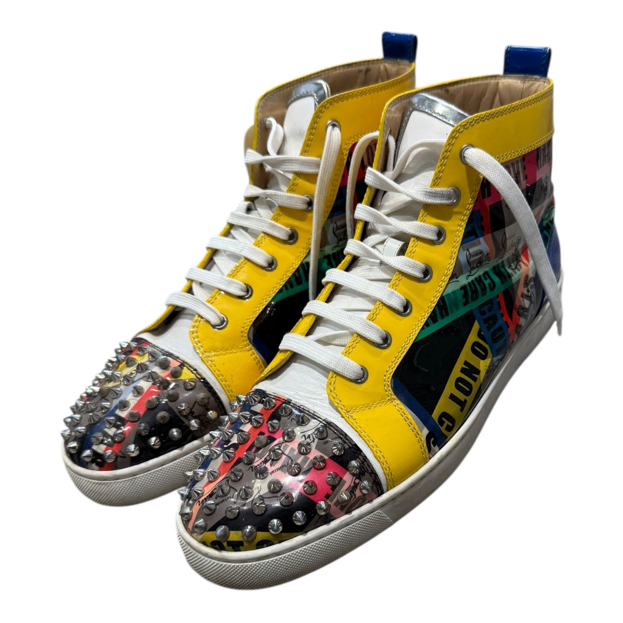 Christian Louboutin ‘multi pattern’ Calf Spikes (EU 44.5 - UK 10)