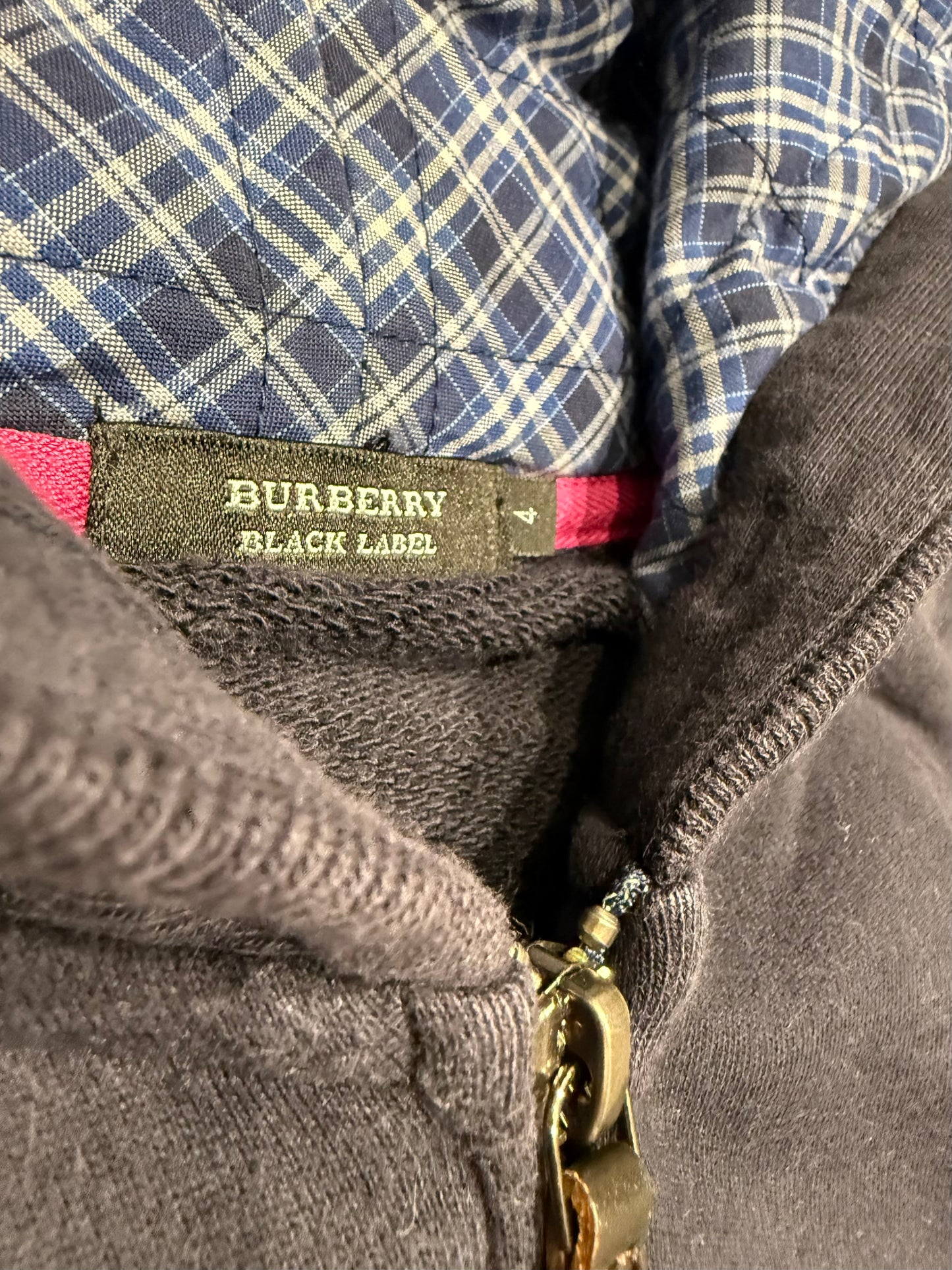 000’s Burberry Zip Up Hoodie (L)