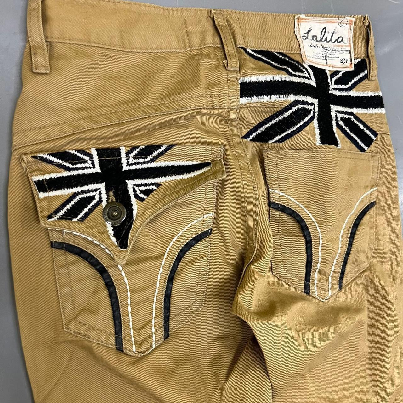 Vintage Japanese Lolita Union Jack Trousers