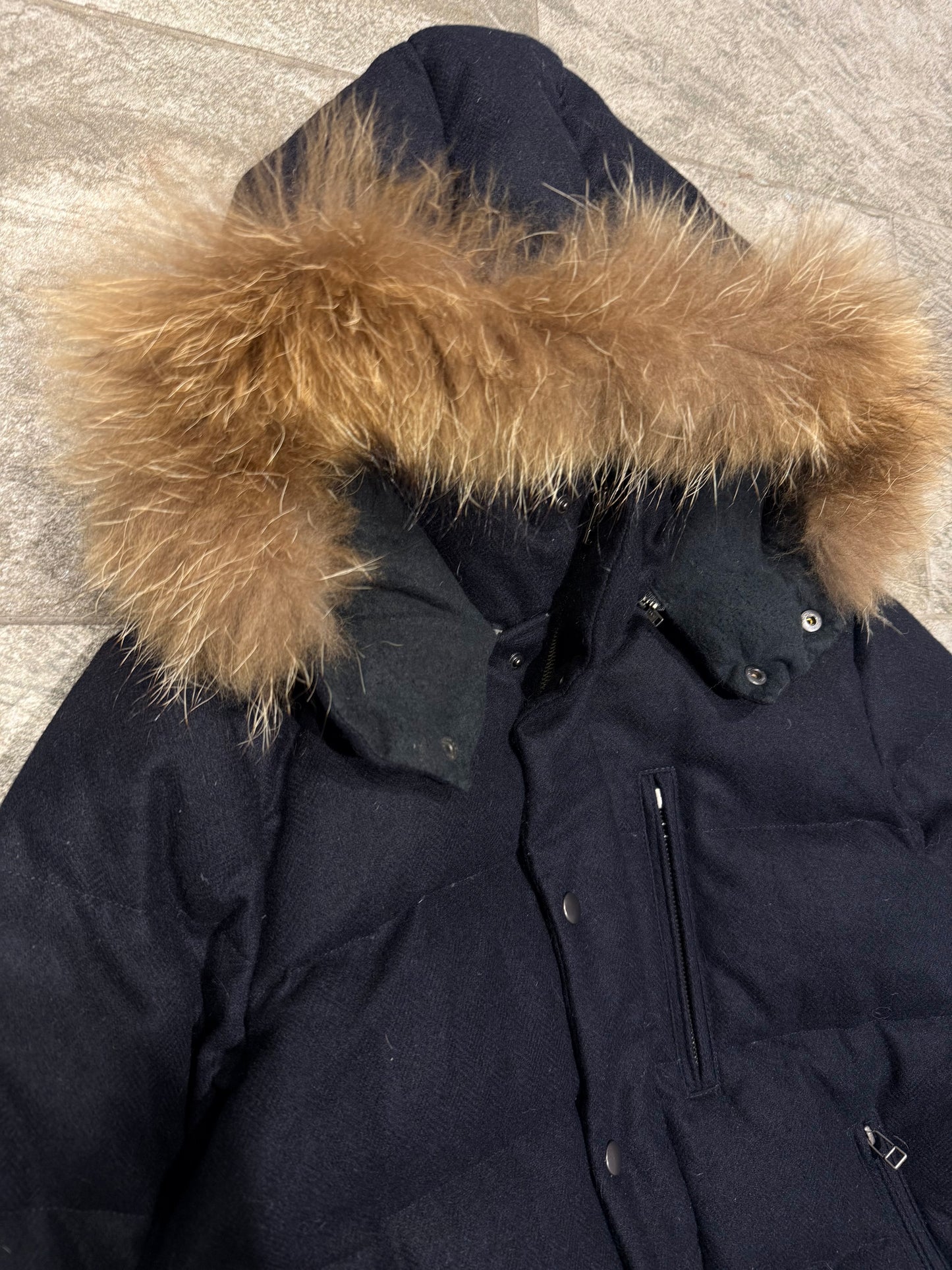 000’s Ships Fur Hood Puffer (M)