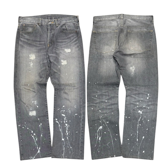 000’s Takeo Kikuchi Paint Splatter Jeans (31”)