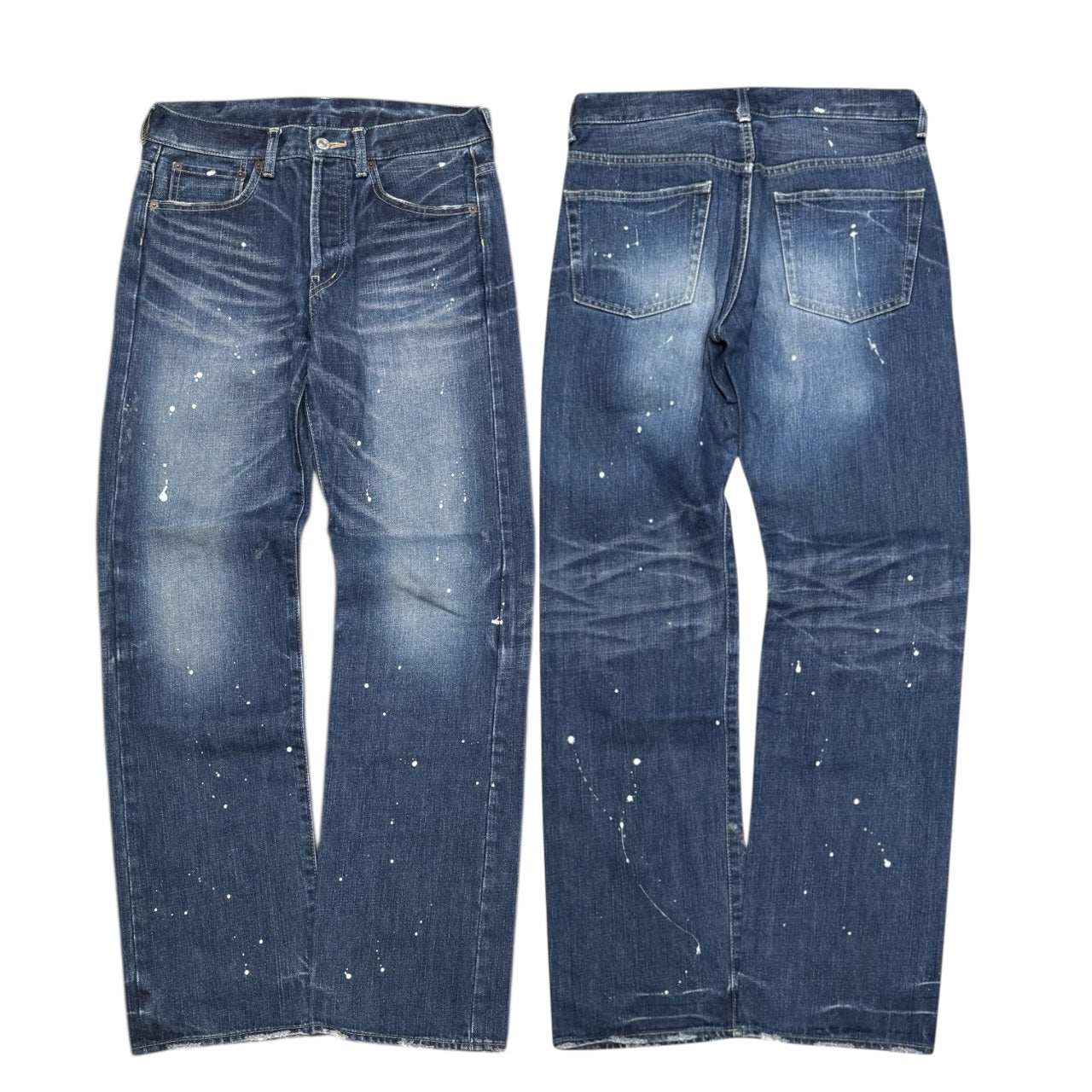 000’s Takeo Kikuchi Paint Splatter Jeans (29”)