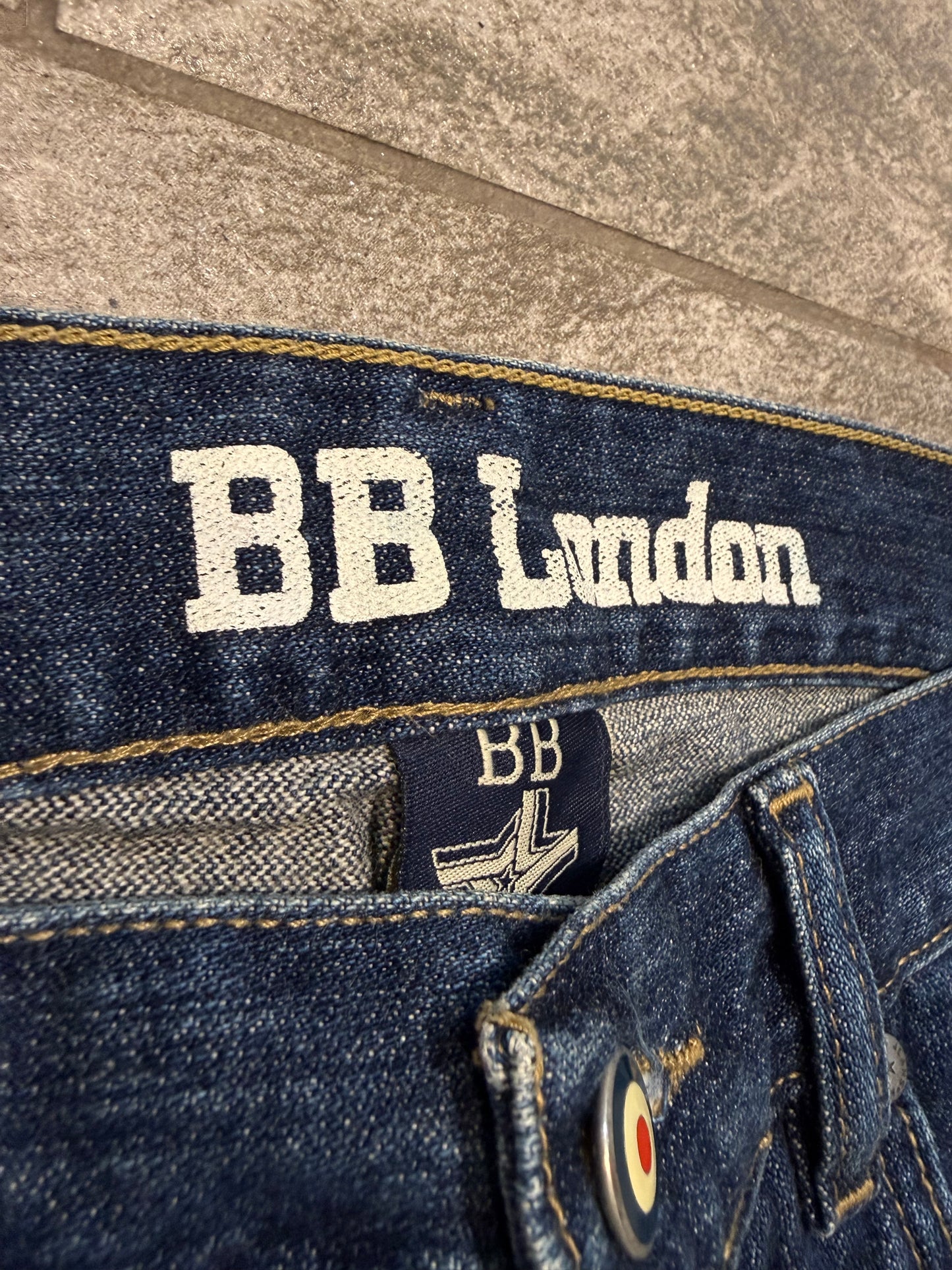 000’s BB London Union Jack Jeans (32”)