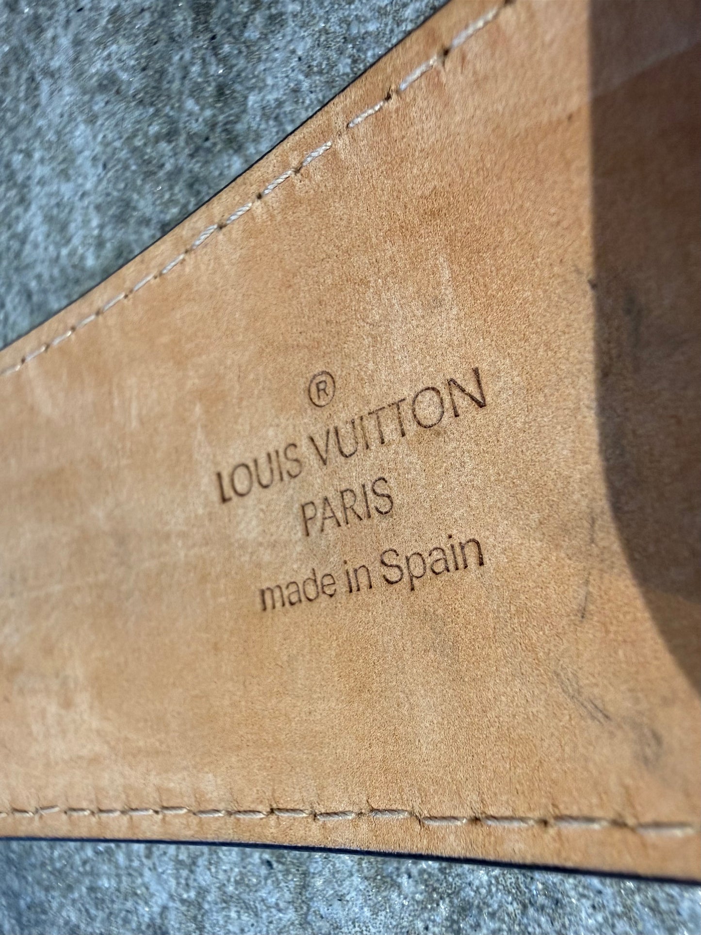 Vintage Louis Vuitton Santur Belt