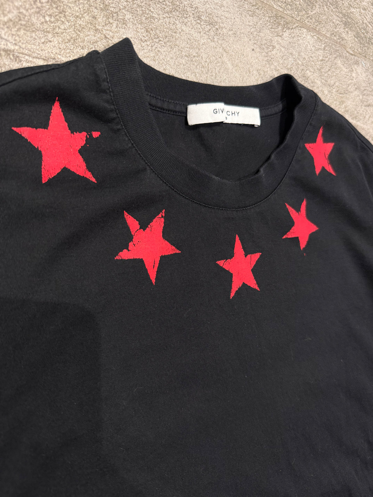 Givenchy Distressed Stars Tee (L)