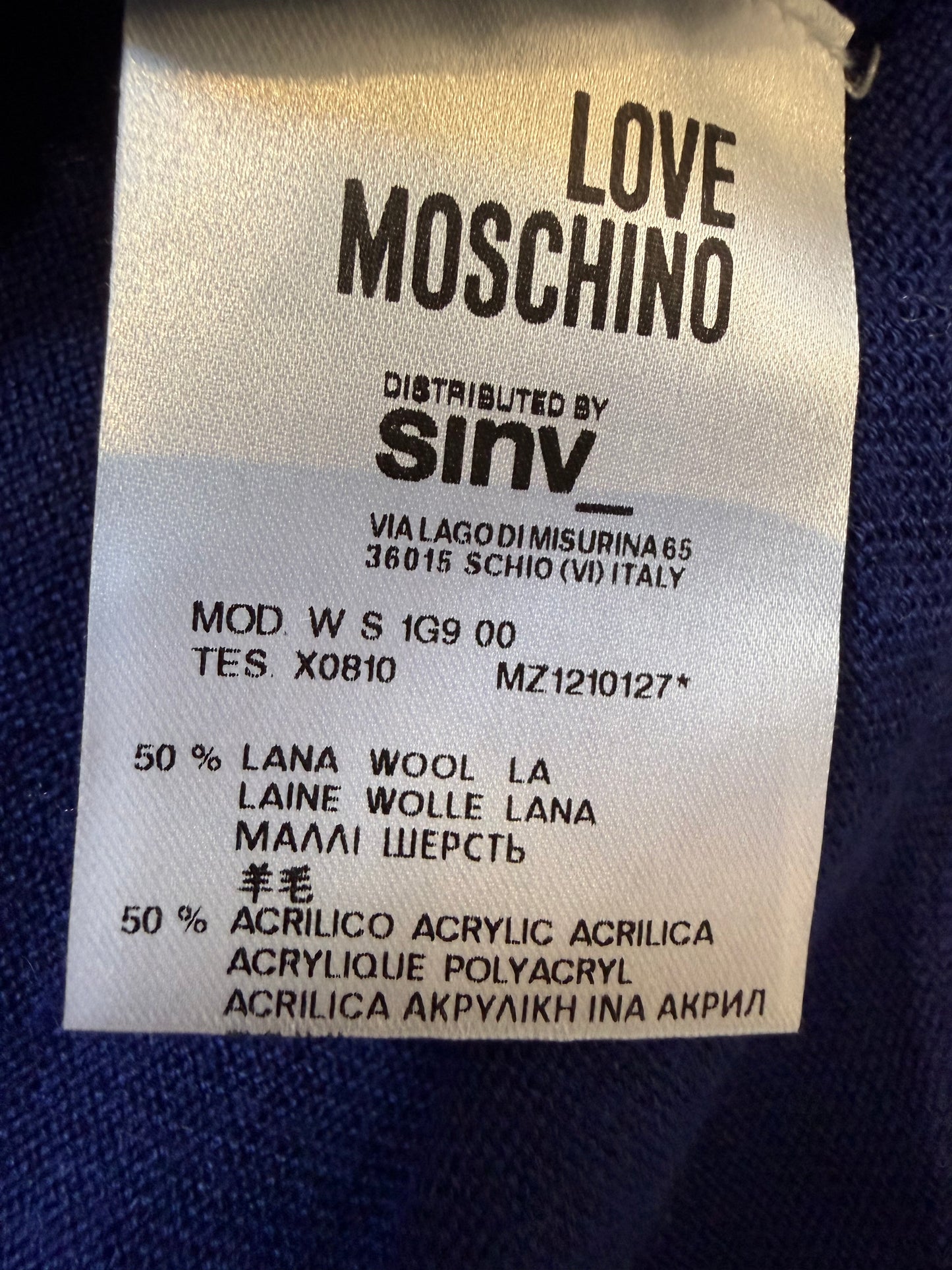 Moschino Union Jack Bow Jumper (S)