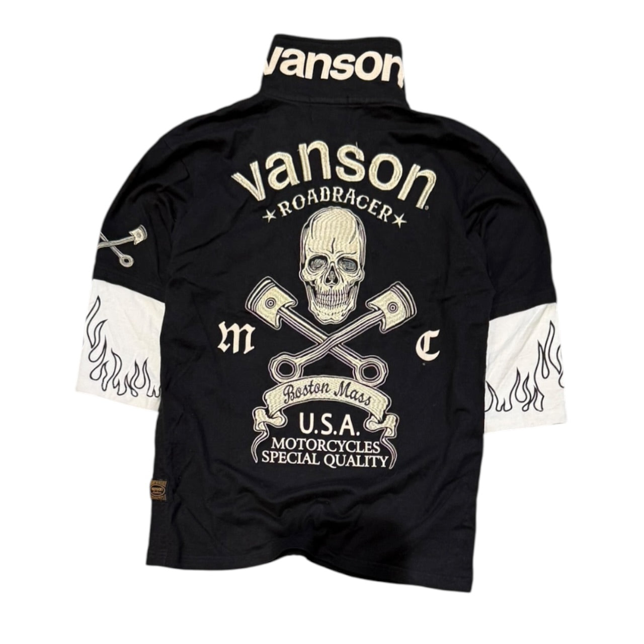 000’s Vanson Skull Embroidered Polo (S)