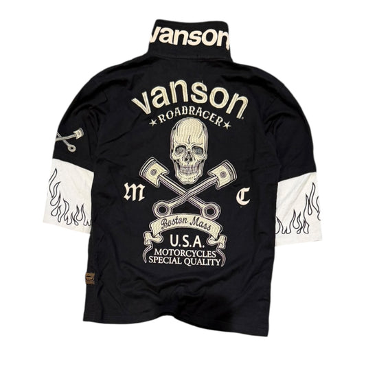 000’s Vanson Skull Embroidered Polo (S)