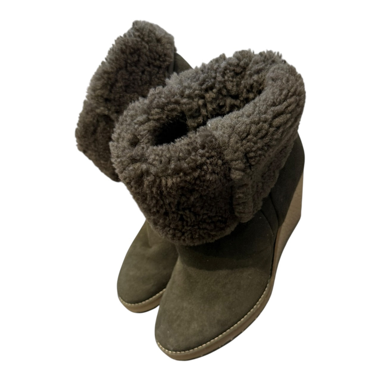 Isabel Marant Totam Suede Wedge Boots (EU 36 - UK 3)