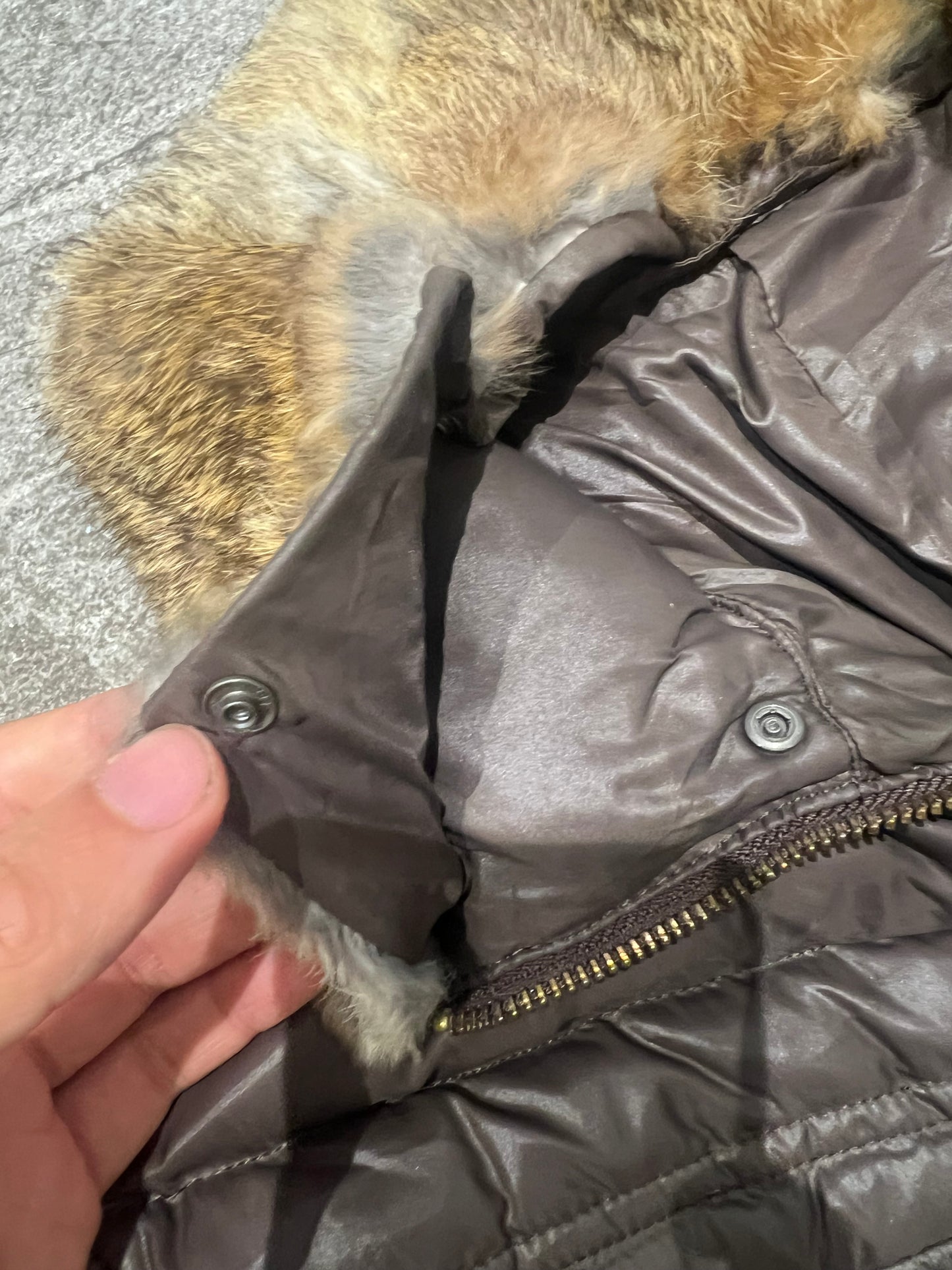 000’s Abahouse Fur Collar Puffer