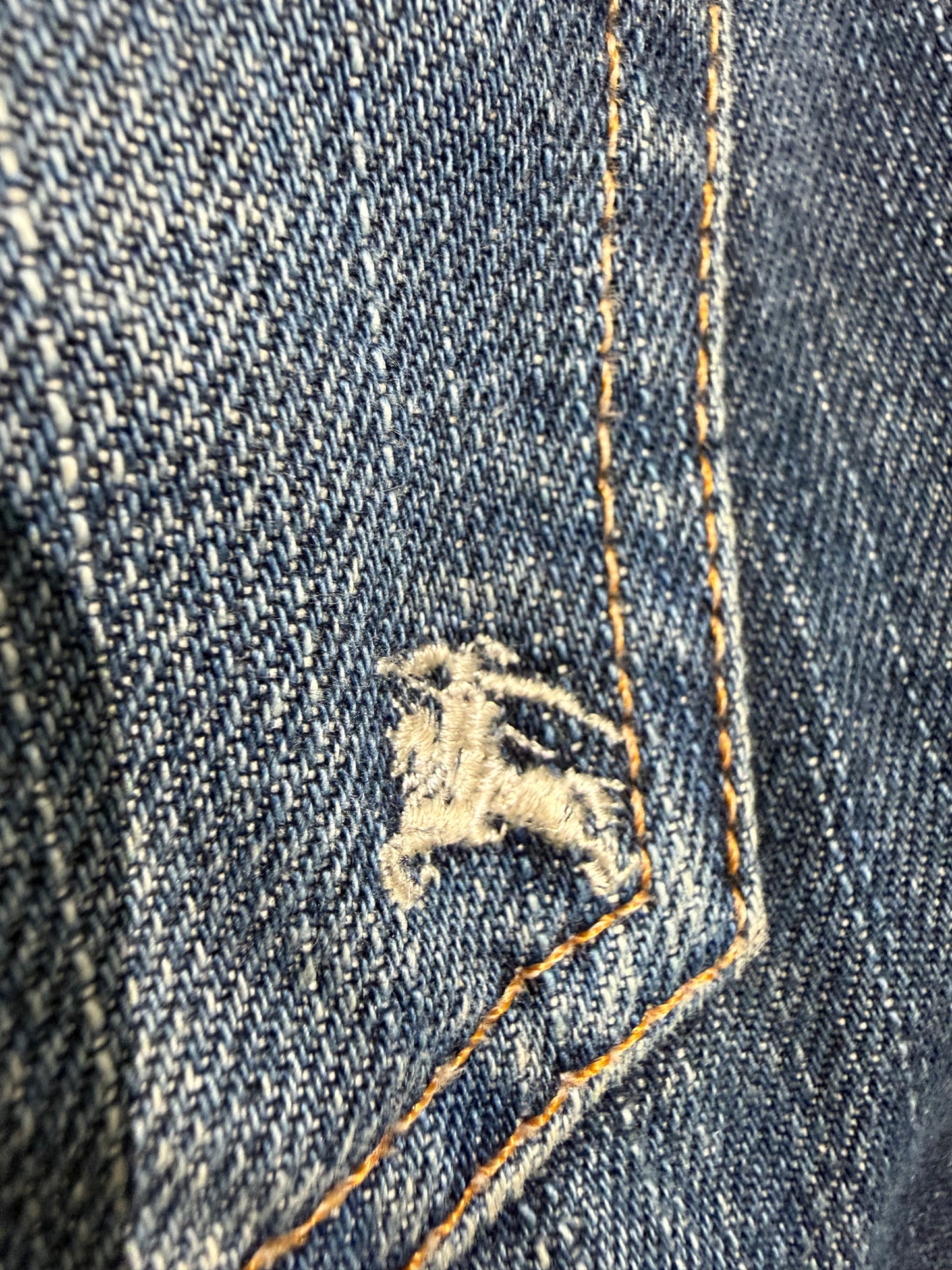 000’s Burberry Grid Jeans (33”)