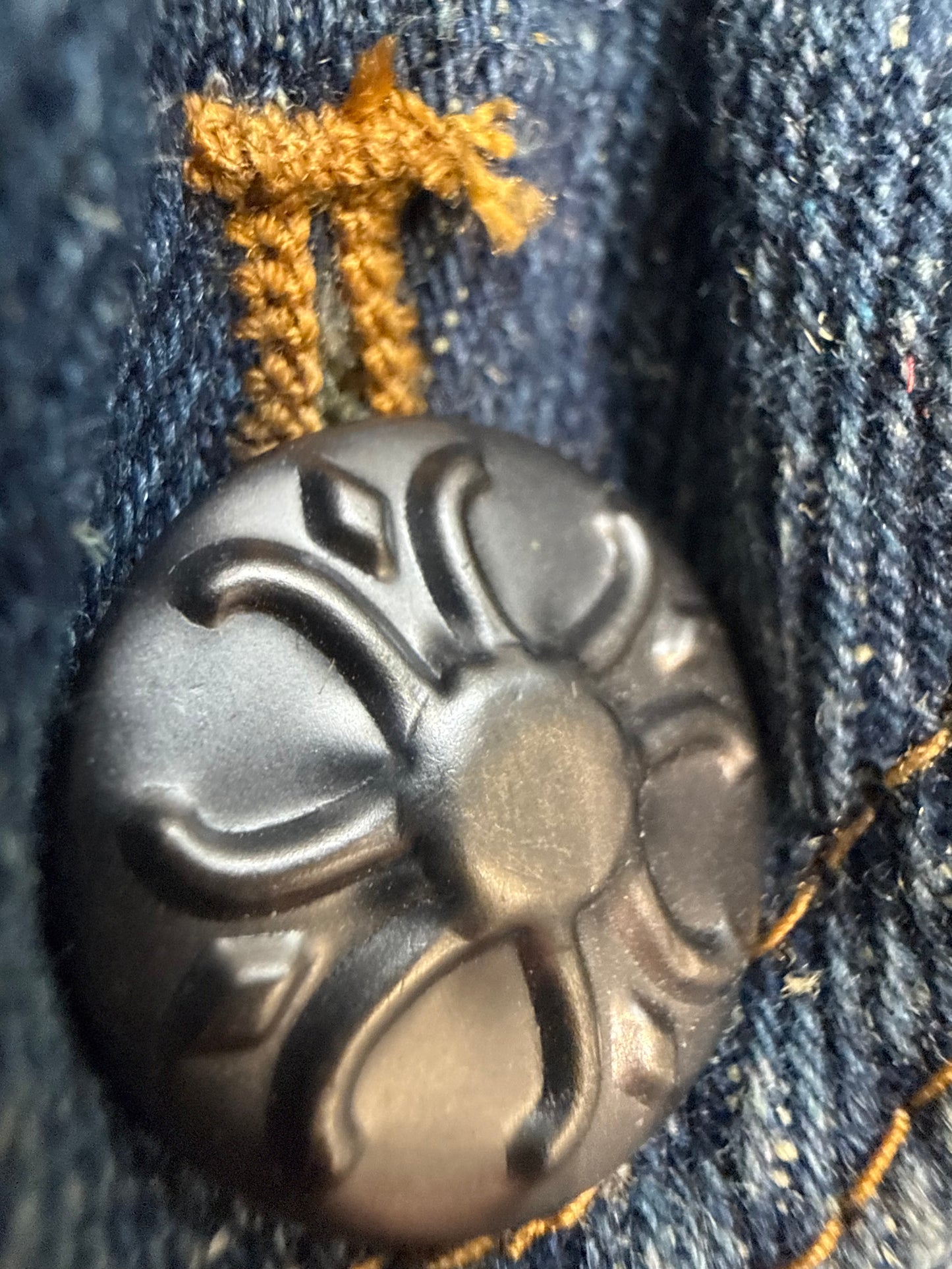 000’s Bernings Sho Skull Denim Jacket (S)