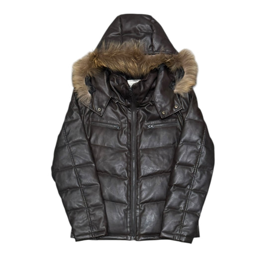 000’s BDU Leather Fur Puffer (L)