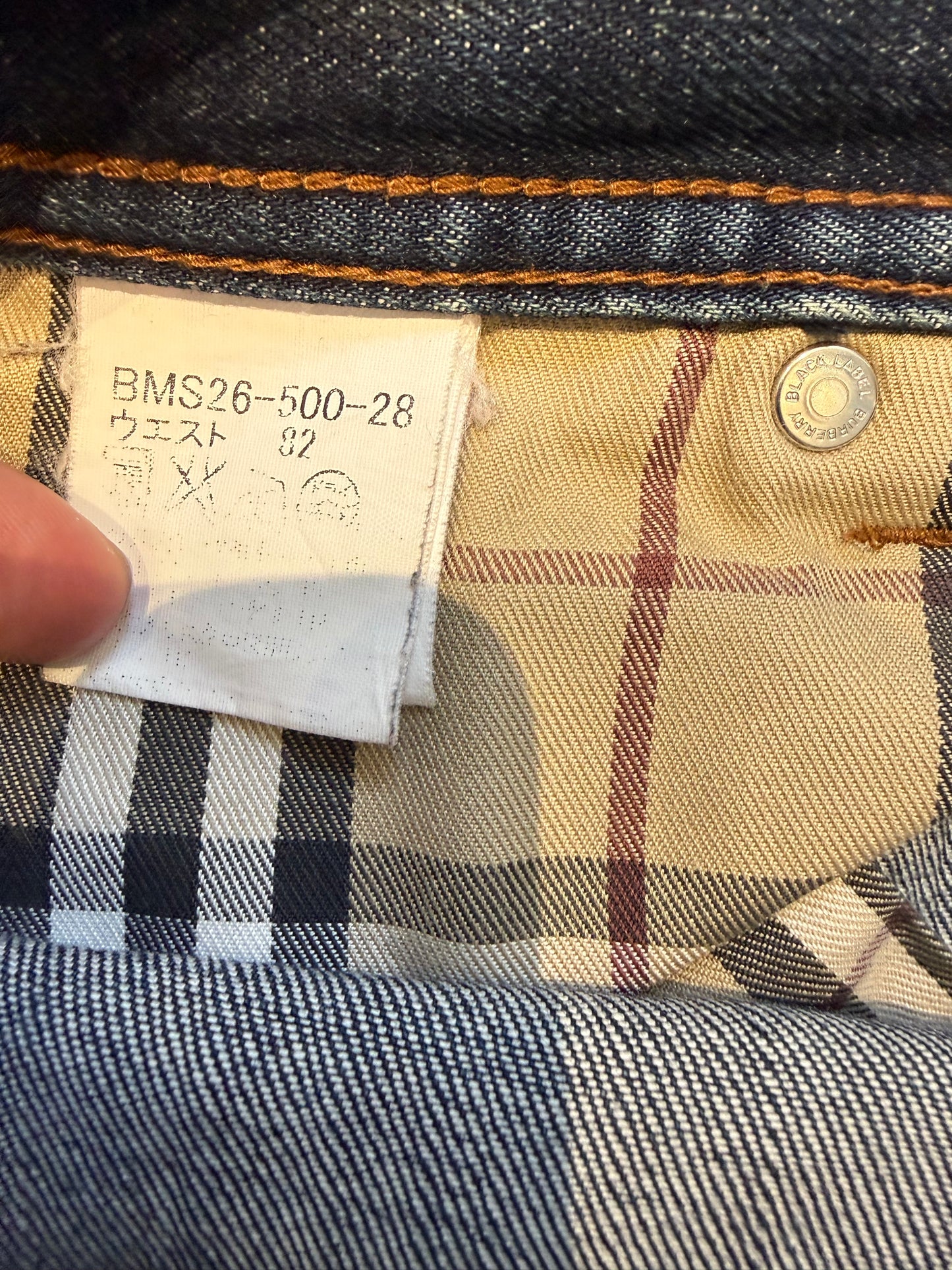 000’s Burberry Jeans (33”)
