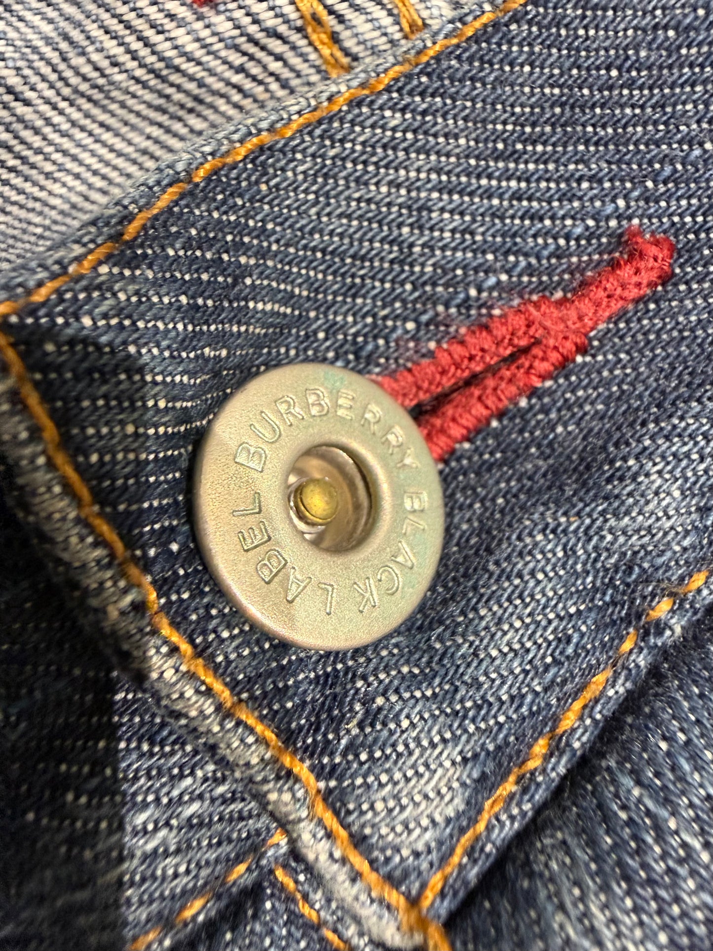 000’s Burberry Grid Jeans (33”)