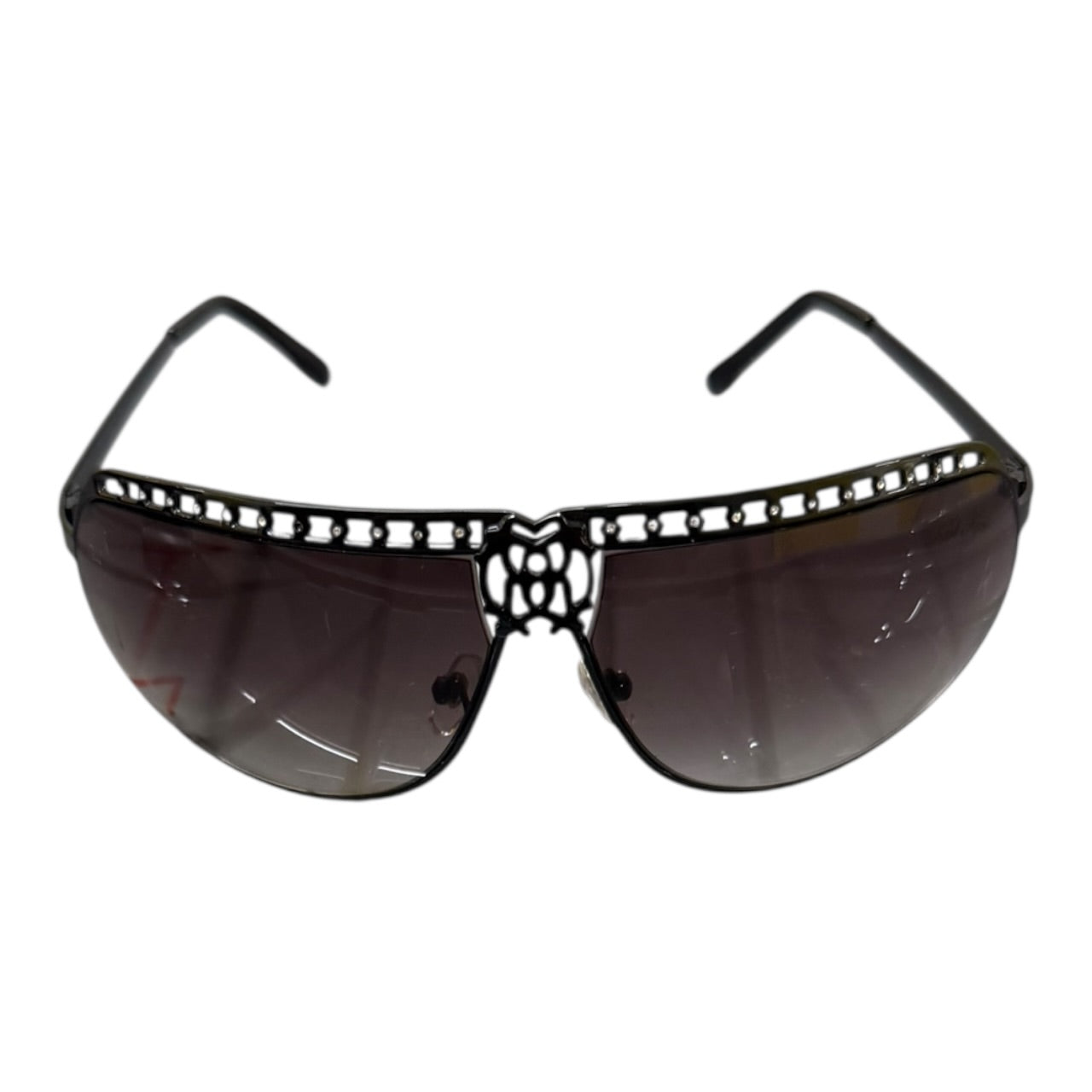 000’s Karl Kani Rhinestone Aviator Sunglasses