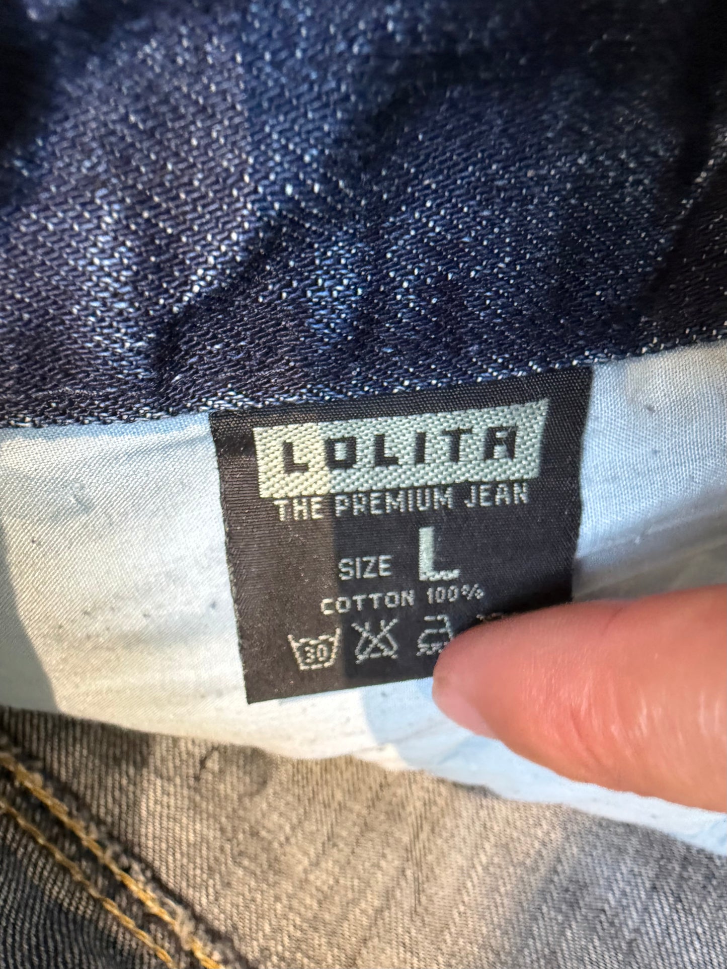 Waxed Lolita Jeans (32”)