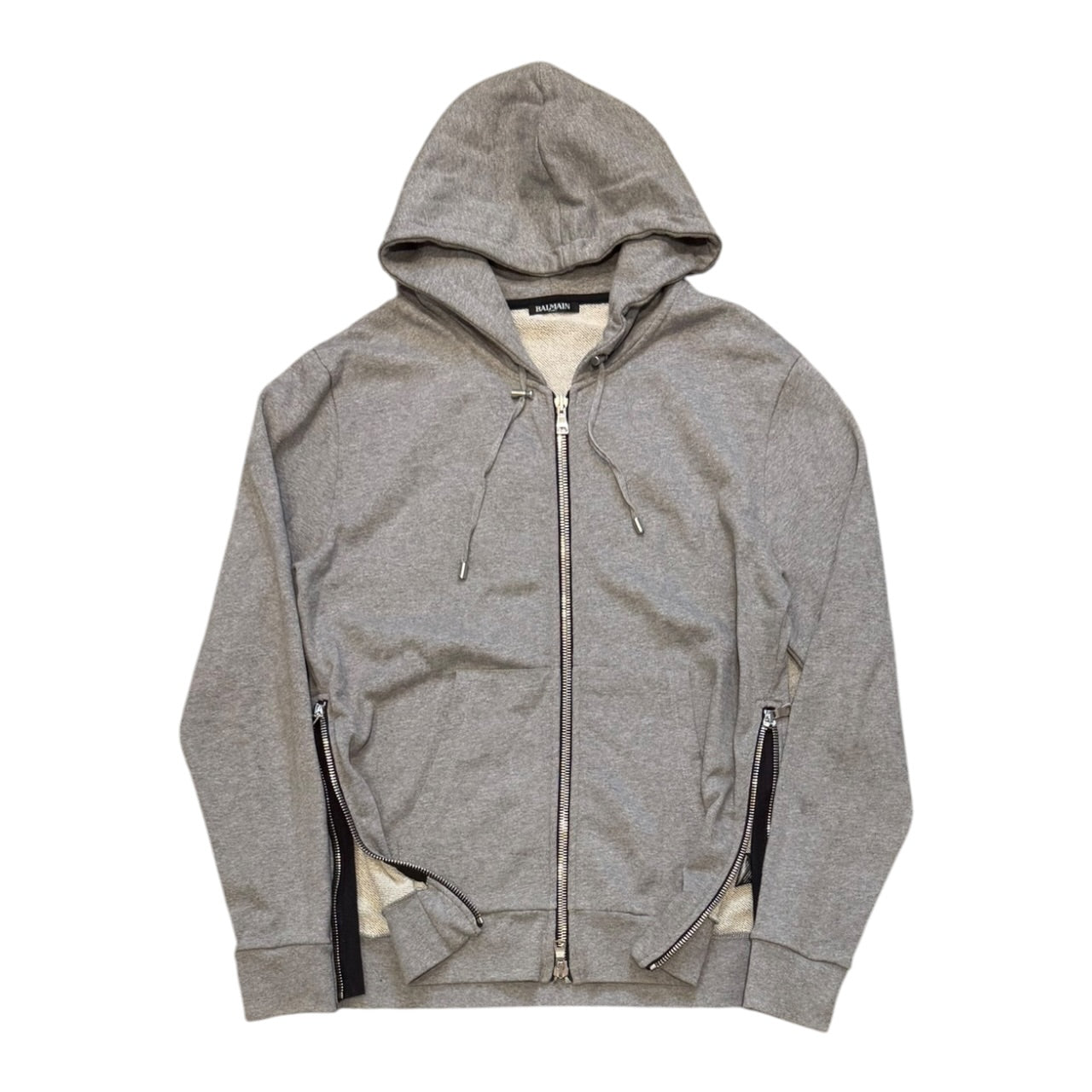 Balmain Side Zip Hoodie (M)
