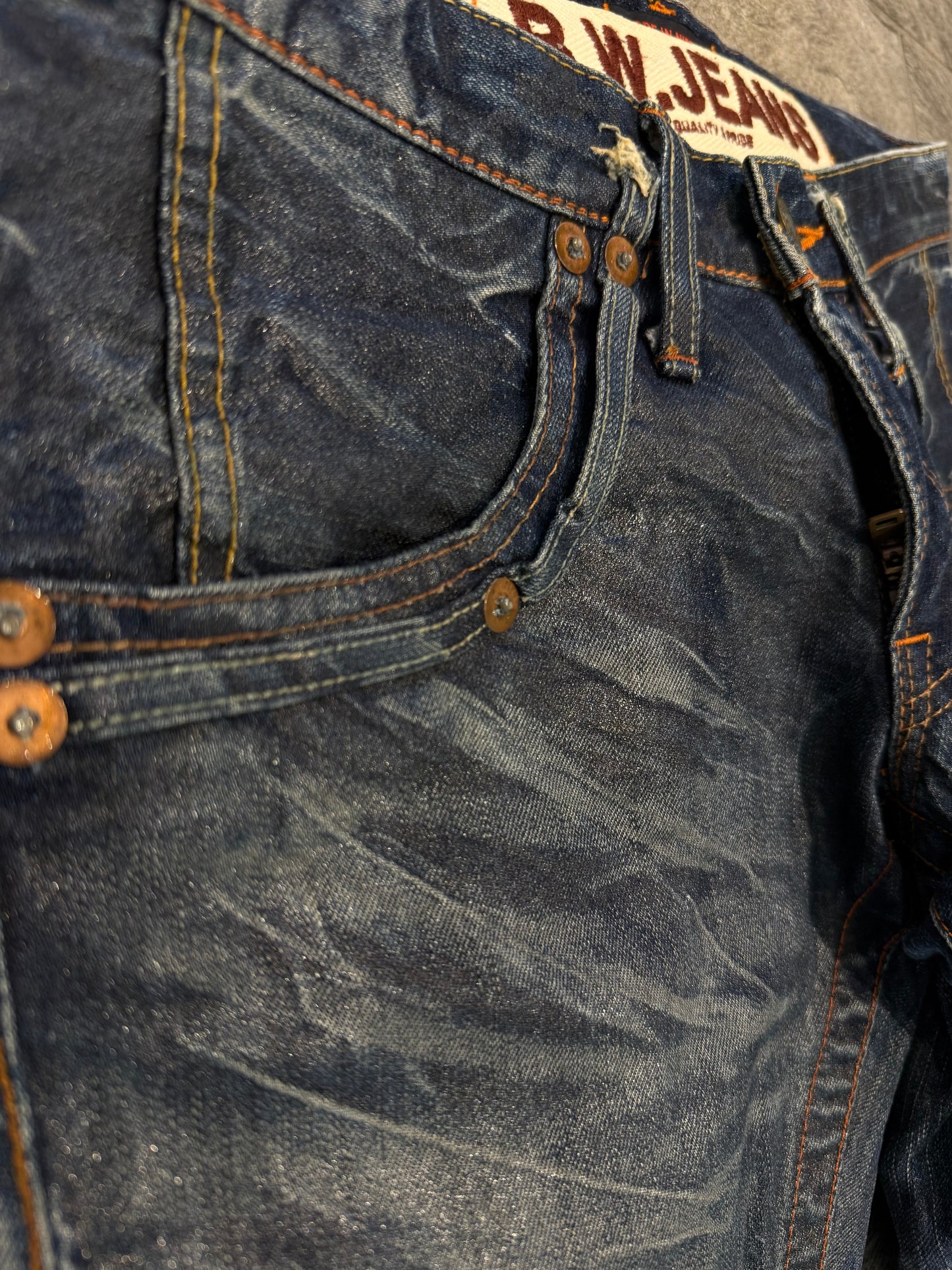 000’s Waxed BW Jeans (28”)