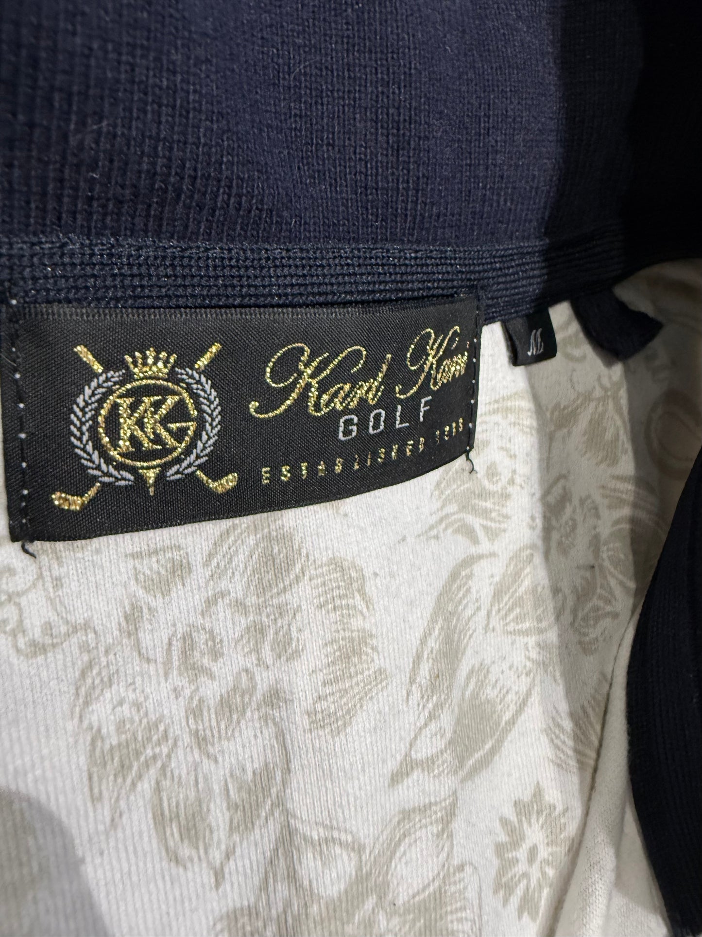 000’s Karl Kani Golf Double Collar Polo (S)