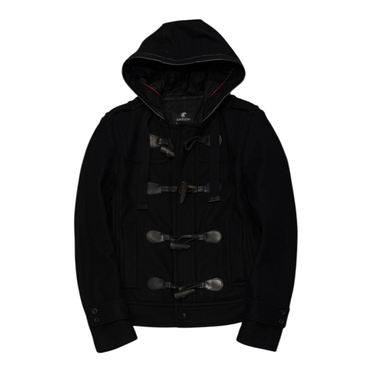000’s Loveless Hooded Duffle Jacket (S)