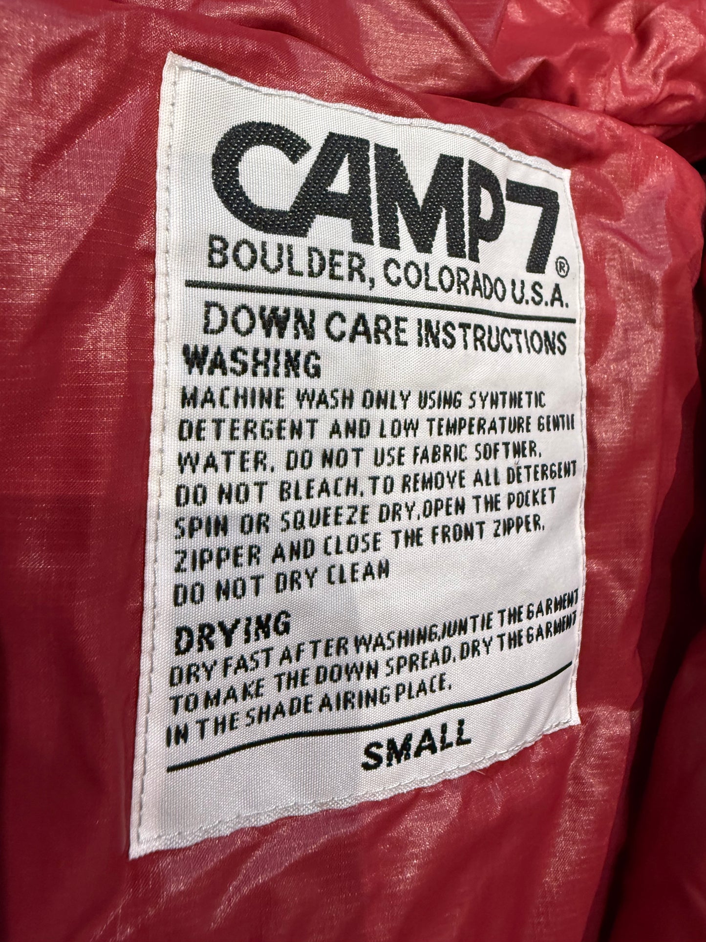 000’s Camp7 Square stitch puffer (S)