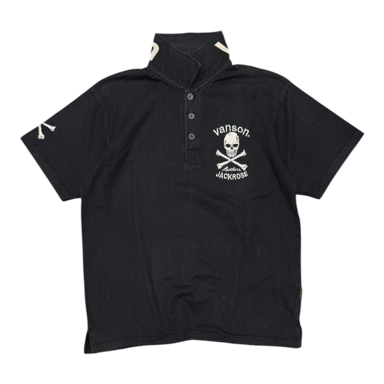 000’s Jackrose X Vanson Skull Polo (M)