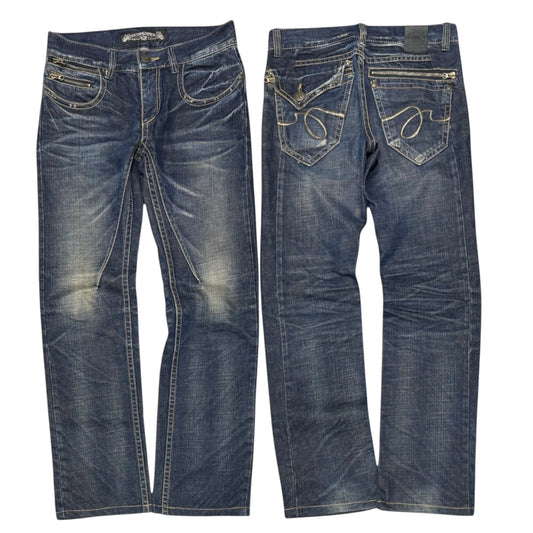 000’s Red Pepper Stacked Bootcut Jeans (31”)