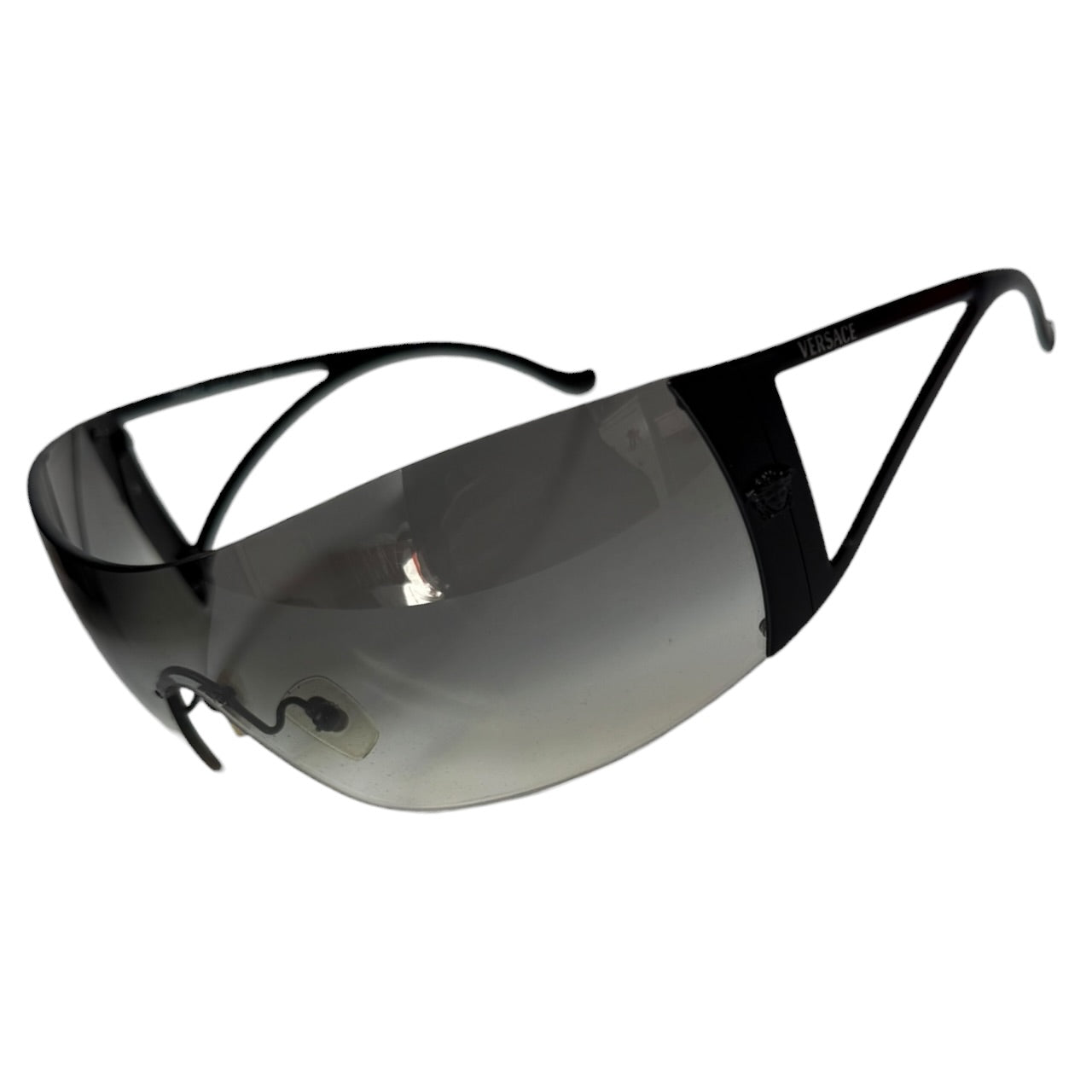 000’s Versace Oversized Gradient Sunglasses
