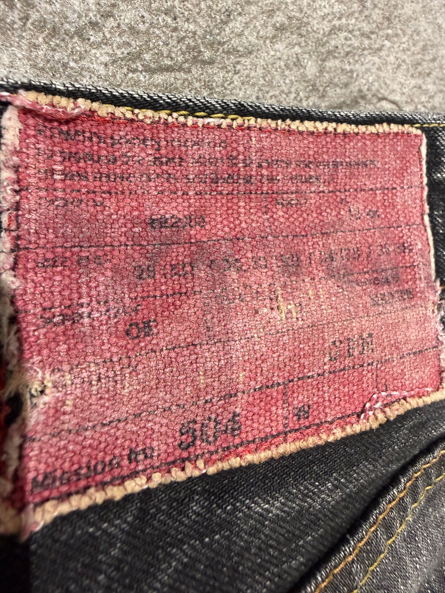 000’s Edwin Jeans (30”)