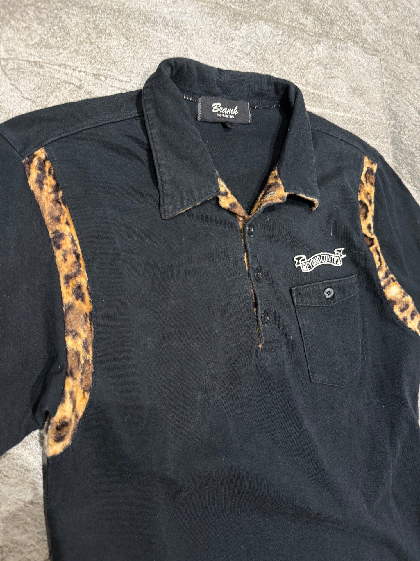 000’s Branch Leopard Polo (M)