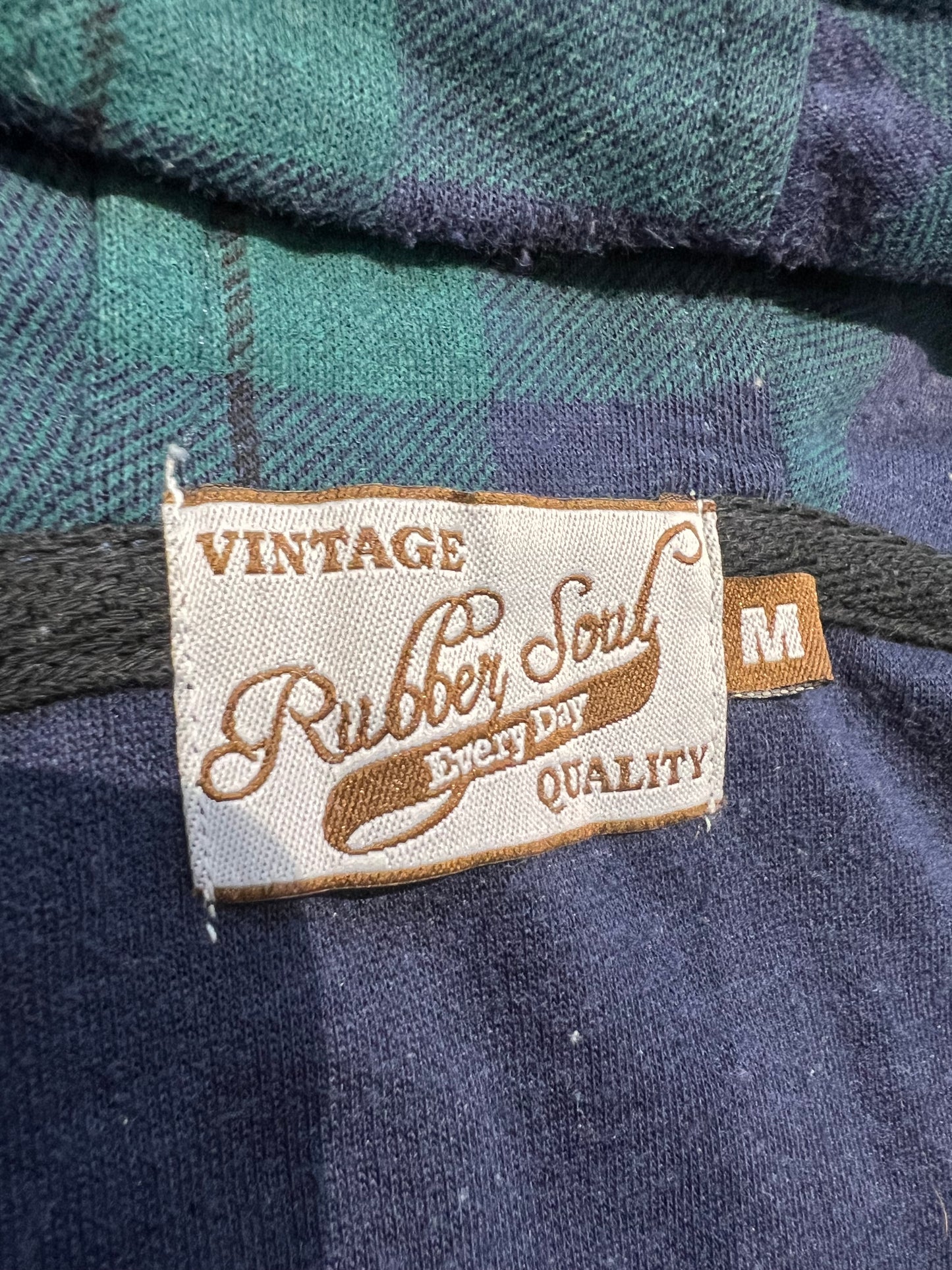 000’s Rubbery Soul Plaid/Checkered Bono Hoodie