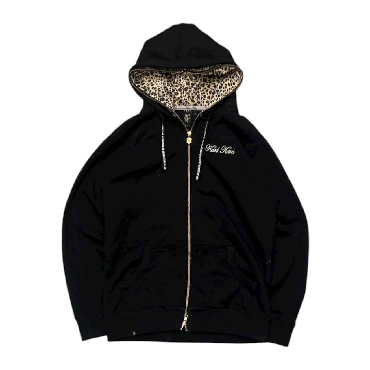 000’s Karl Kani Leopard Zip Up Hoodie