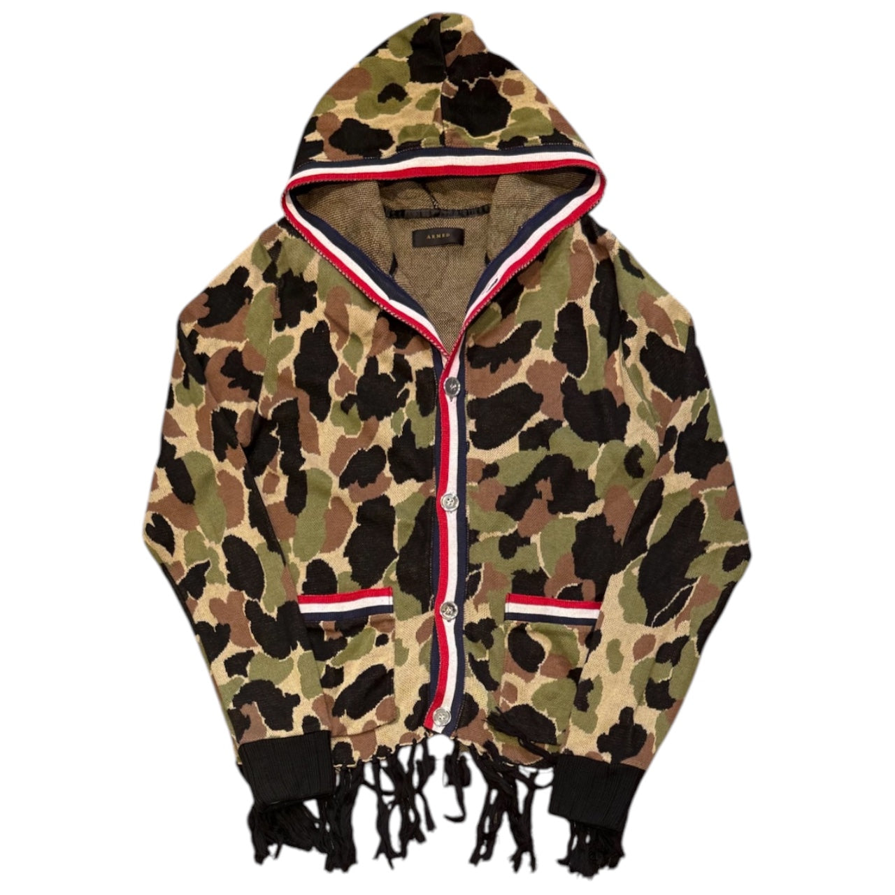 000’s Armed Camo Fringed Hoodie (S)