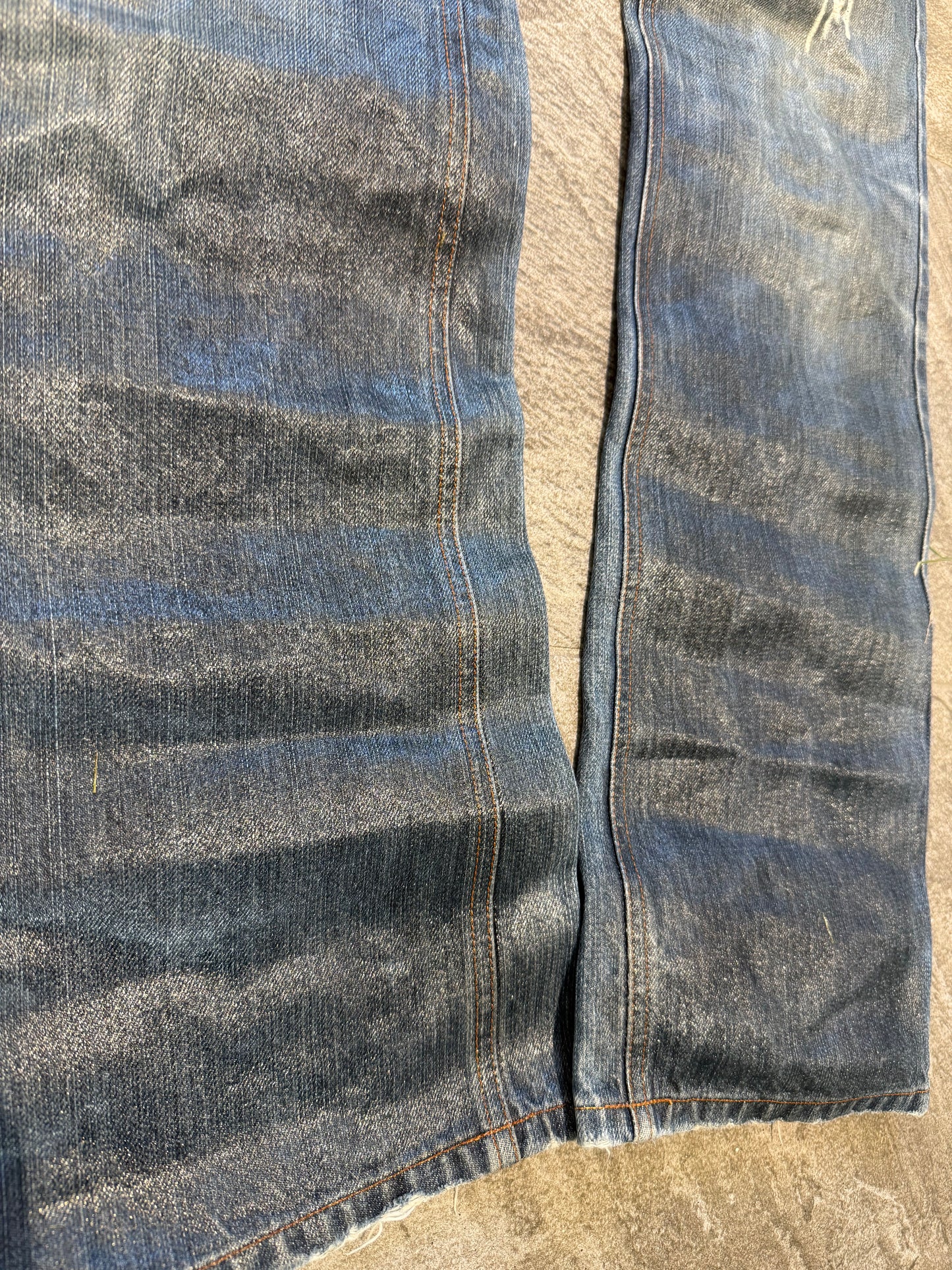 000’s Waxed Burberry Jeans (30”)