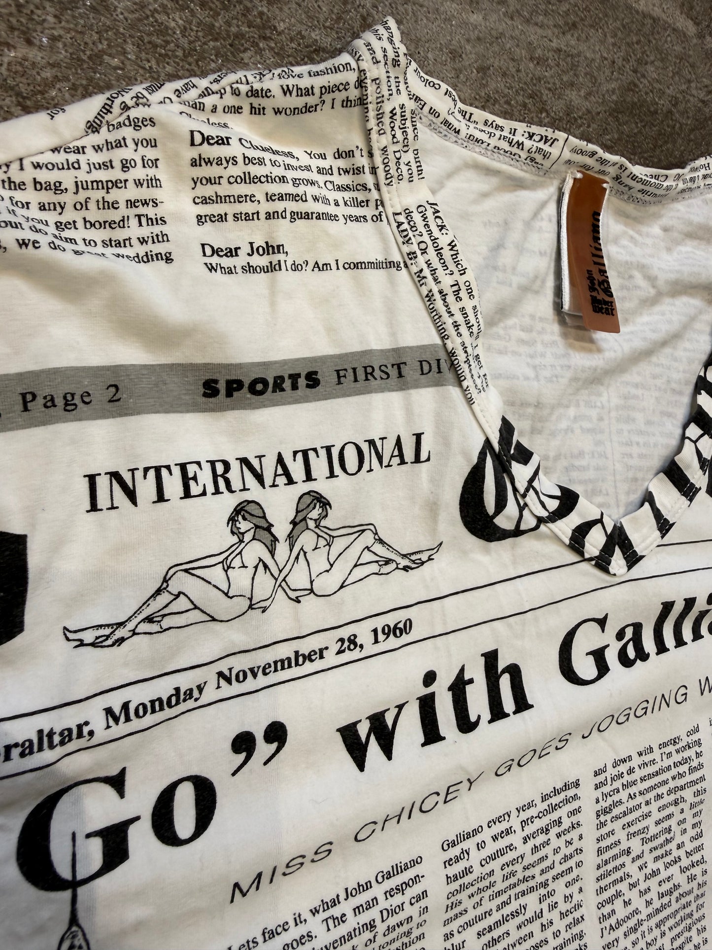 000’s John Galliano Tee (S)