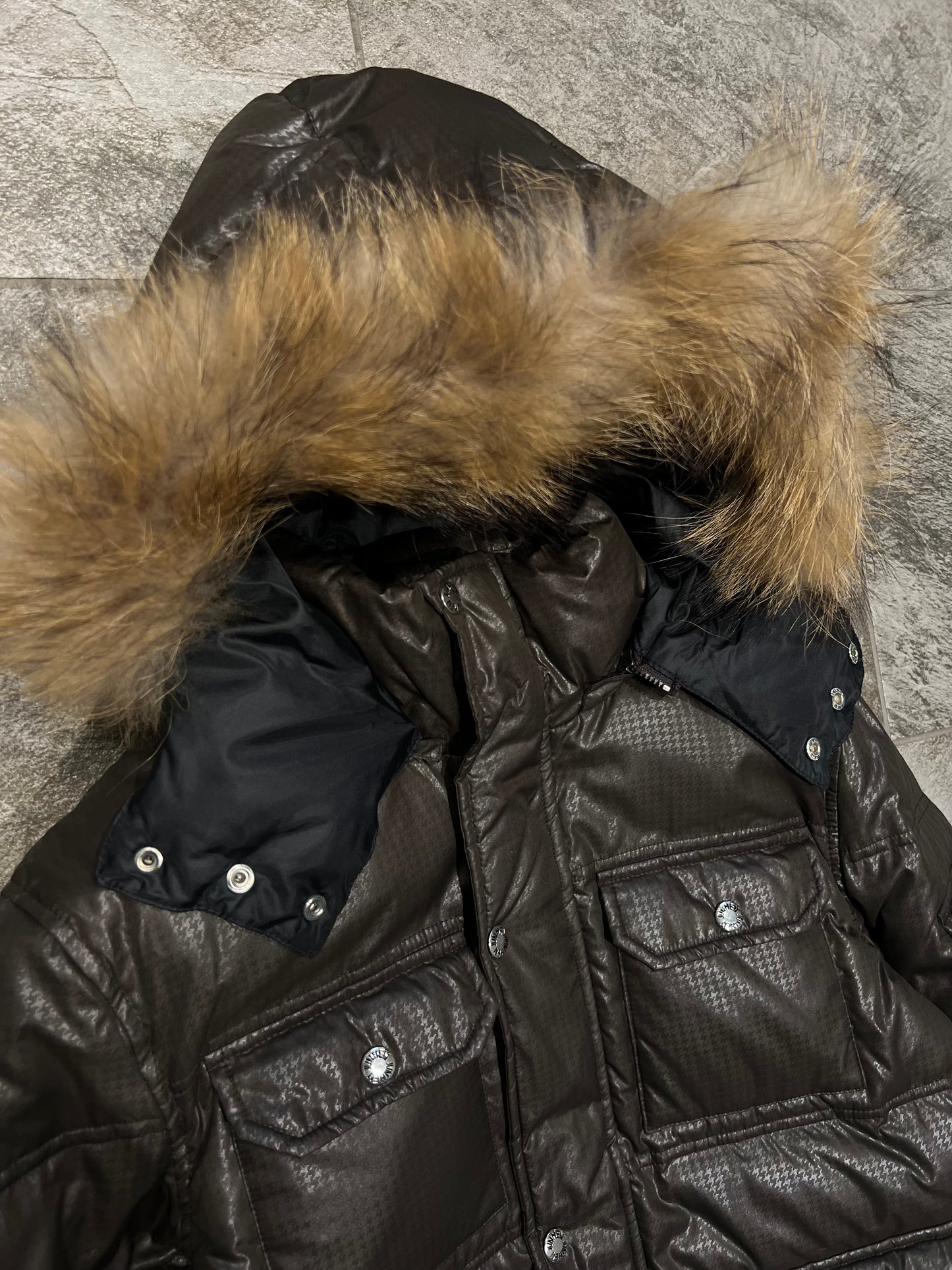 000’s Junmen Fur Trim Bomber Jacket
