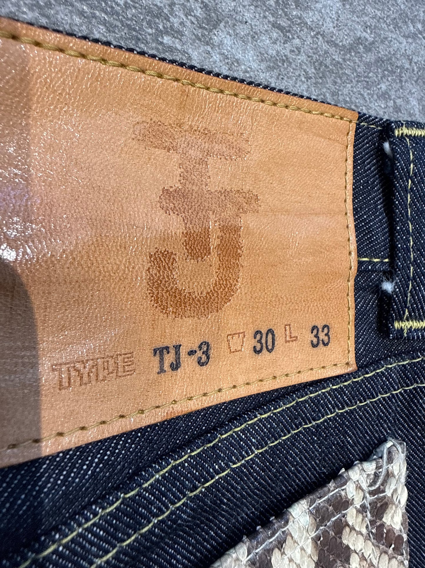 000’s Tokyo Snakeskin Jeans (30”)