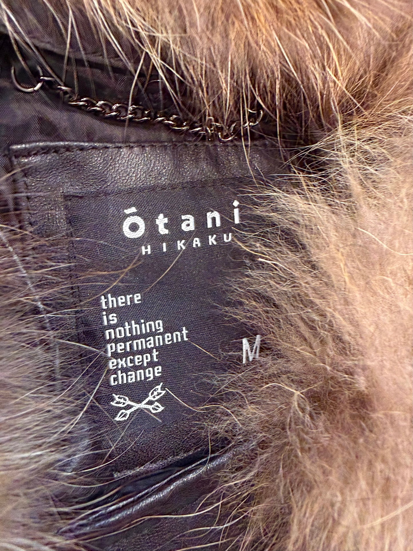 000’s Otani Hikachu Fur Leather Jacket (S)