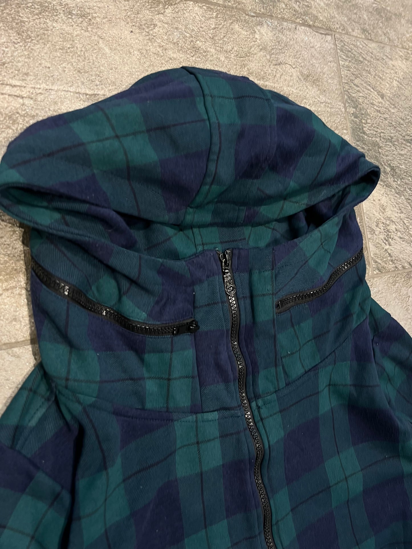 000’s Rubbery Soul Plaid/Checkered Bono Hoodie