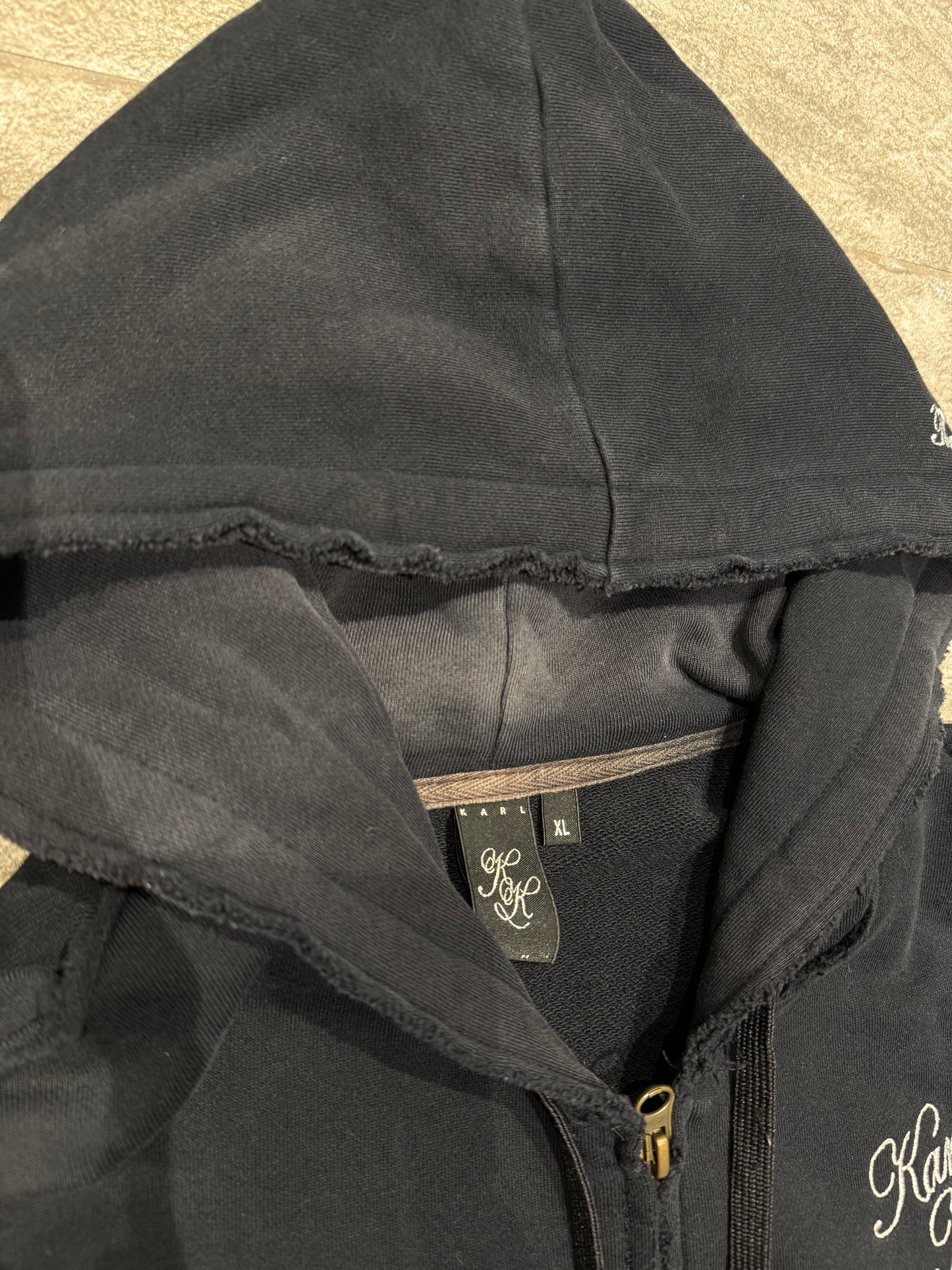 000’s Karl Kani Zip Up Hoodie (L)
