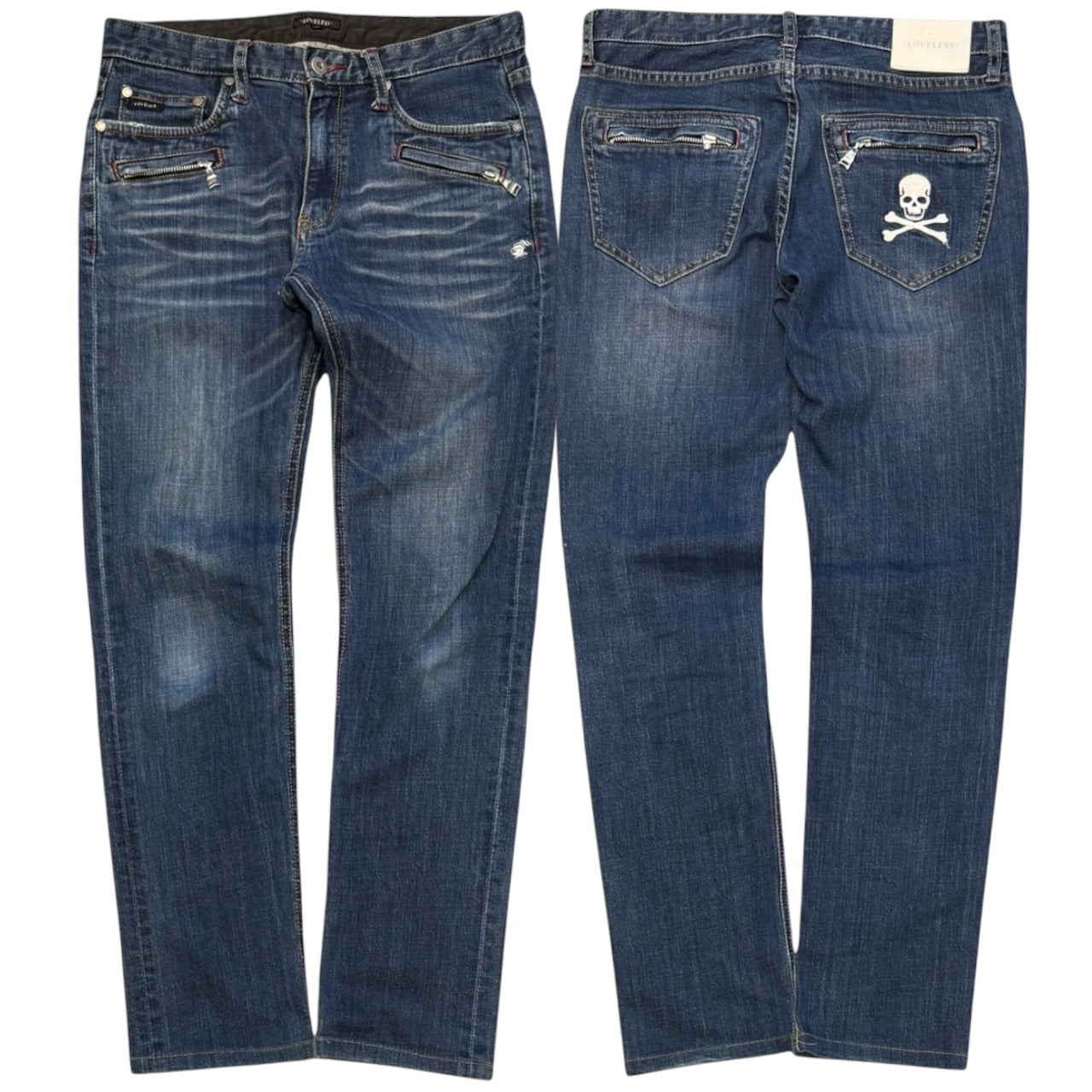 000’s Loveless Skull Jeans (30”)