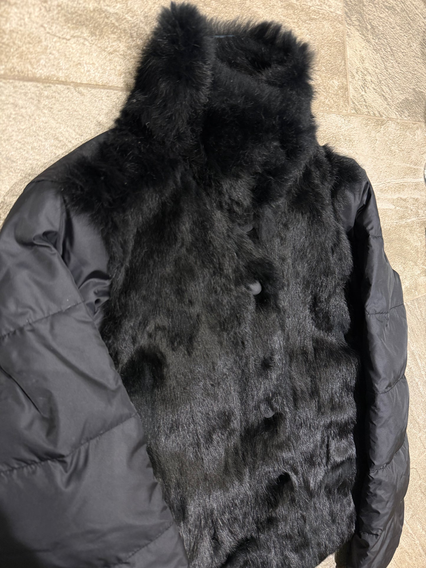 000’s Iblues Hybrid Fur Puffer Jacket (XS)