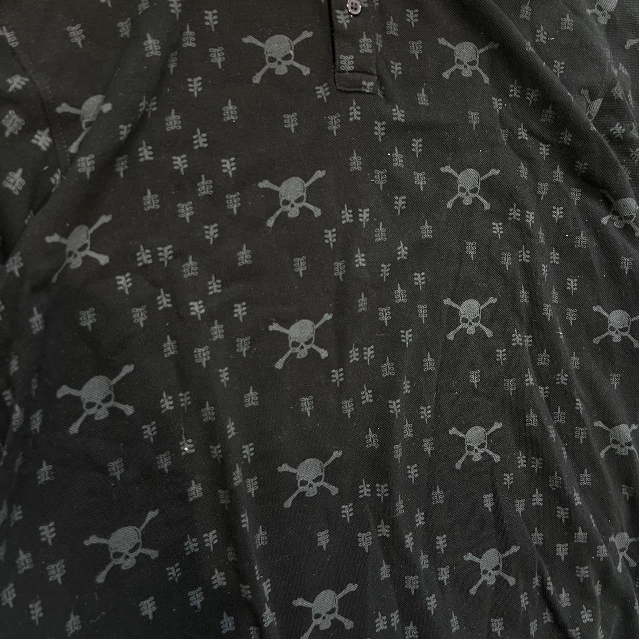 000’s Japanese Skull polo
