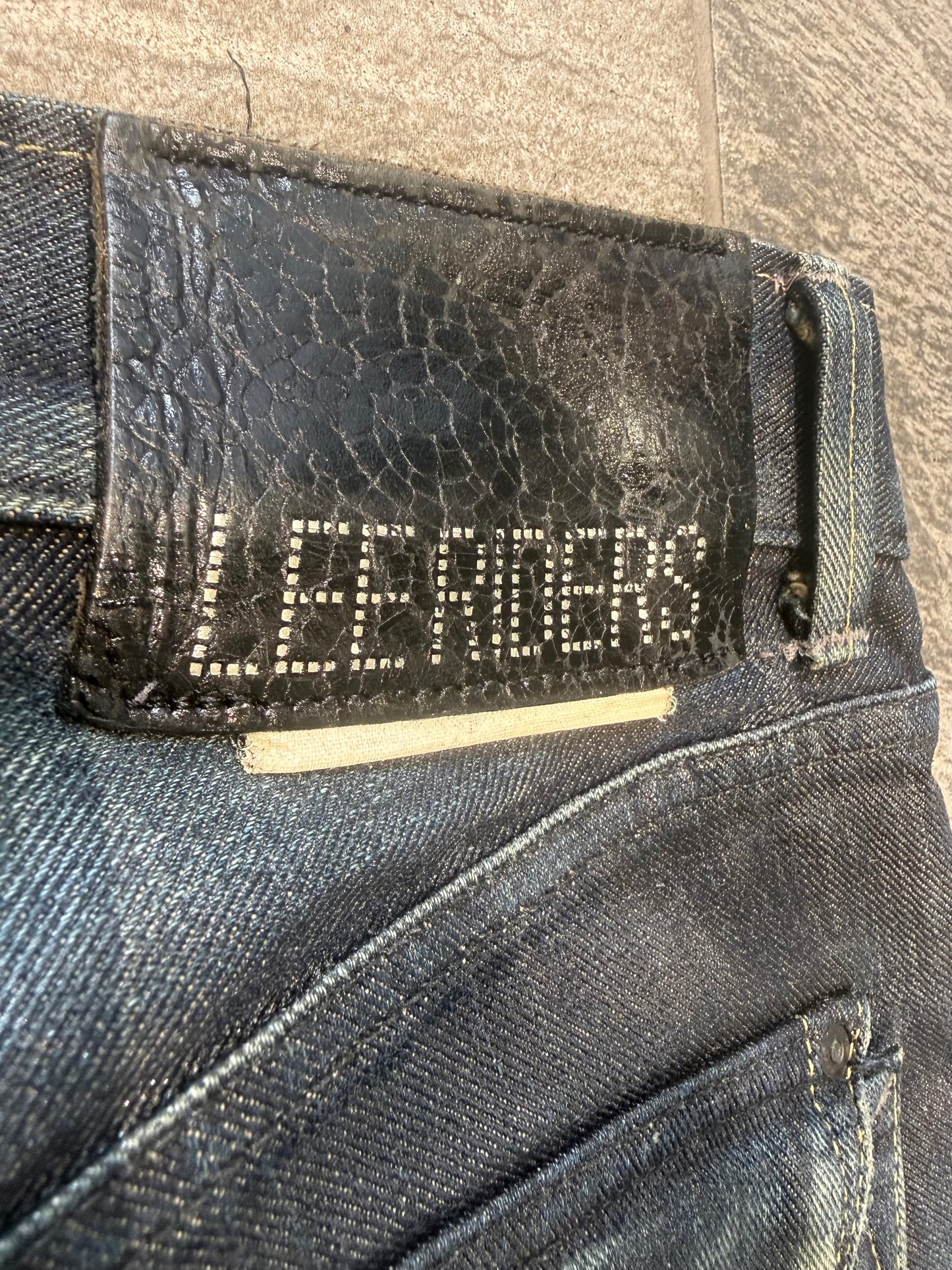 000’s Lee X Takeo Kikuchi Waxed Jeans (33”)