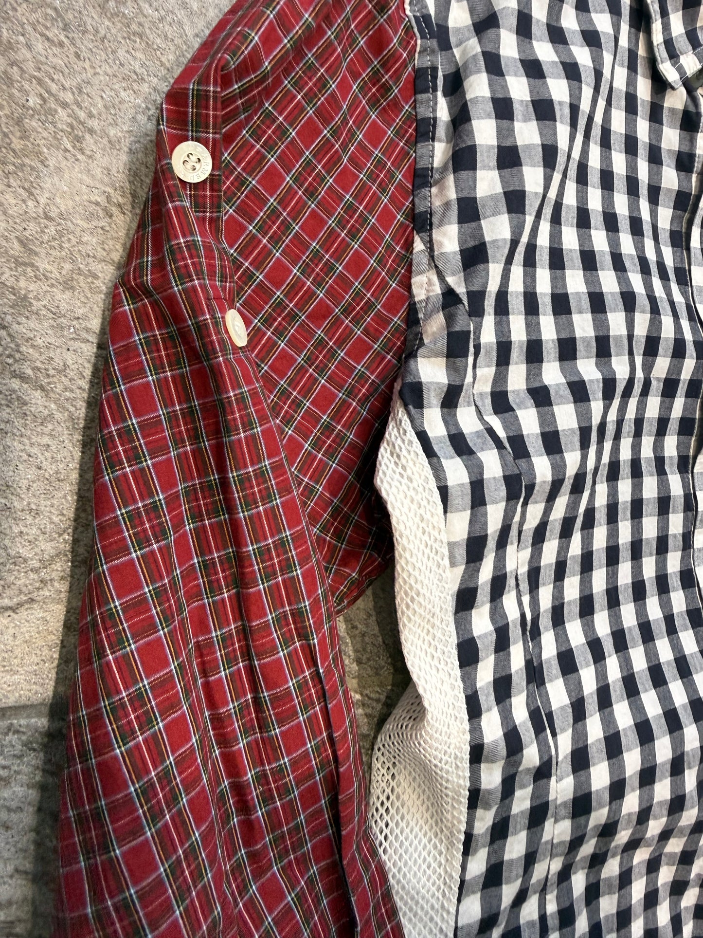 000’s Armed Patchwork Flannel (S)