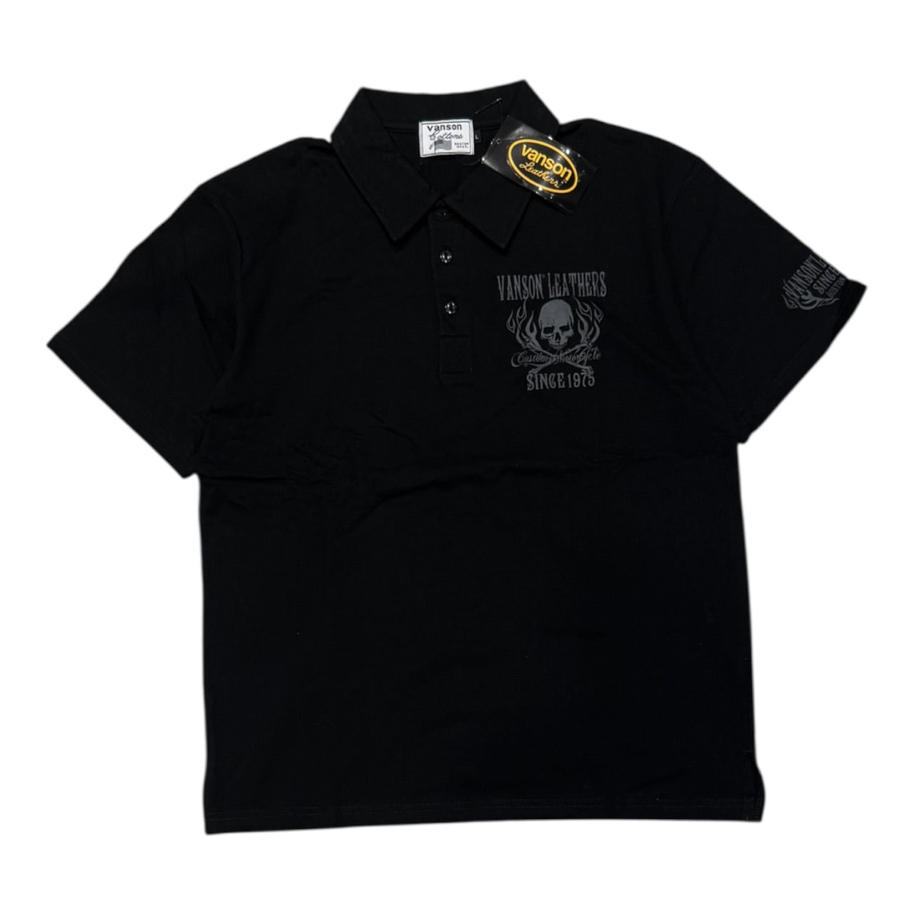 000’s Vanson Skull Polo (M-L)