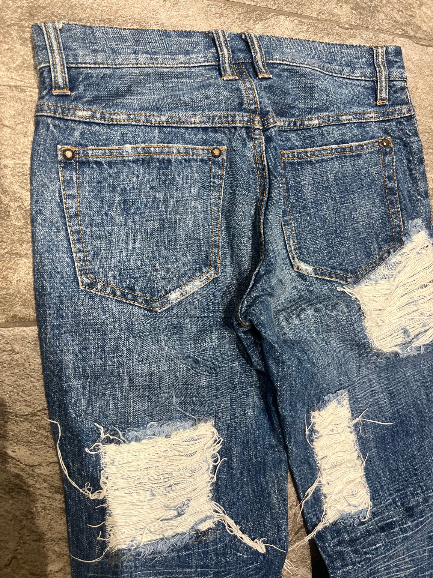 000’s Whole 2 Distressed Bootcut Jeans