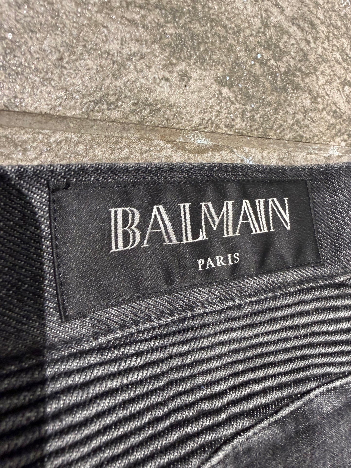 Balmain Winter 2014 Biker Jeans (34”)